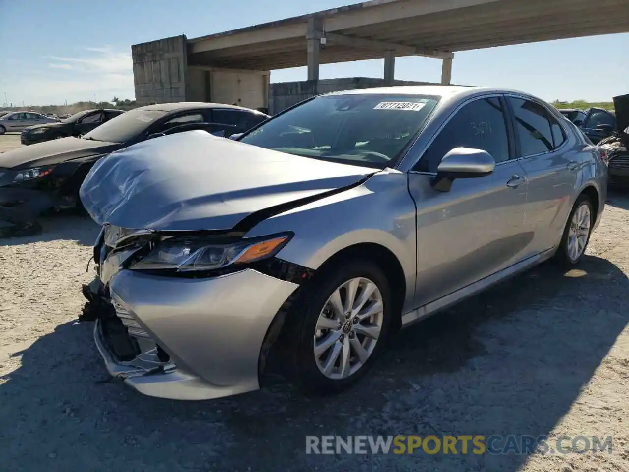 2 Photograph of a damaged car 4T1C11AK5LU996291 TOYOTA CAMRY 2020