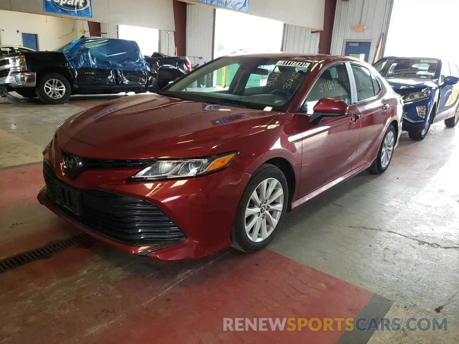 2 Photograph of a damaged car 4T1C11AK6LU307567 TOYOTA CAMRY 2020