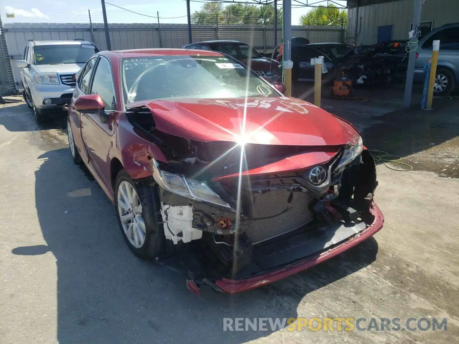 1 Photograph of a damaged car 4T1C11AK6LU316981 TOYOTA CAMRY 2020