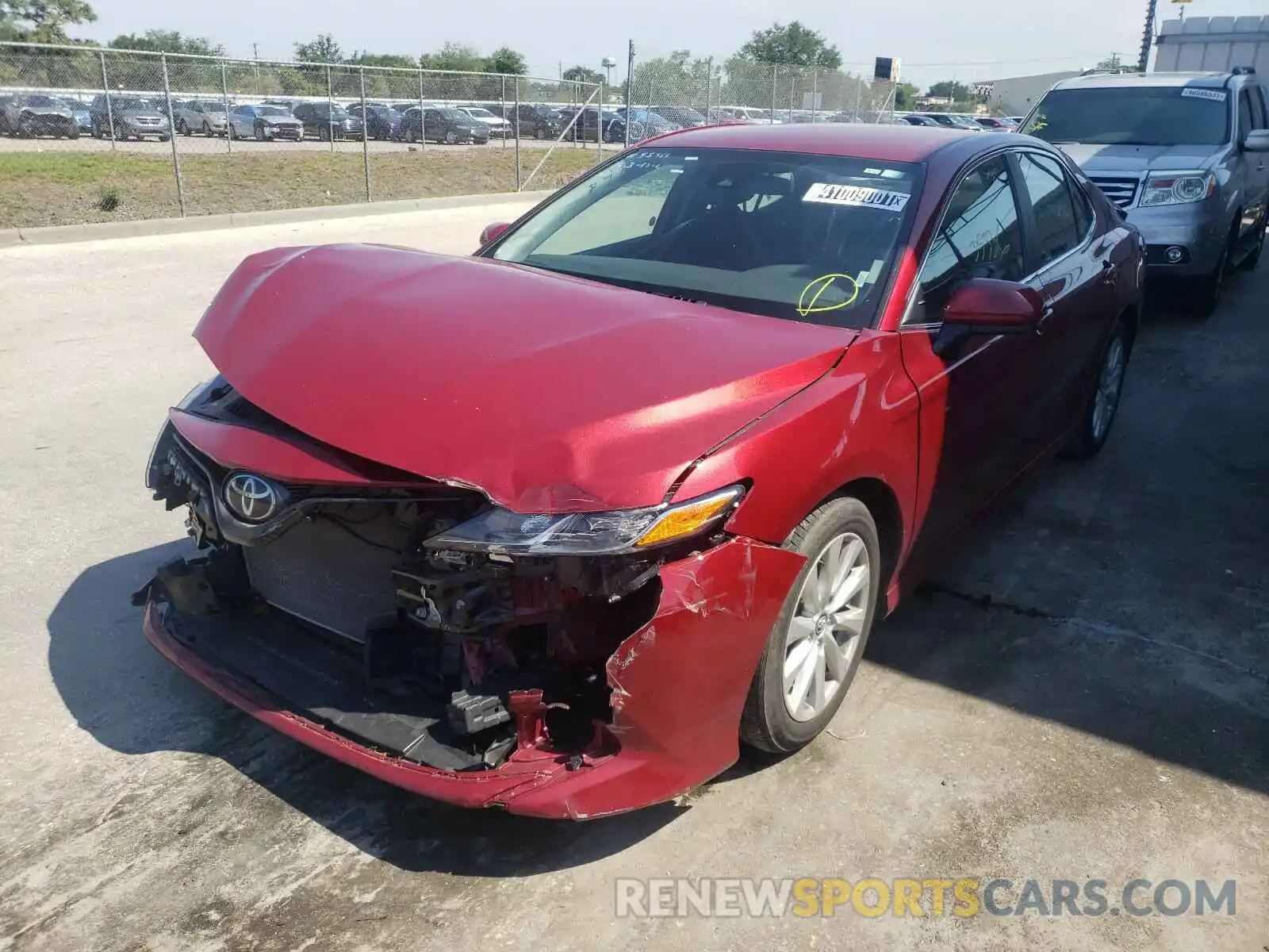 2 Photograph of a damaged car 4T1C11AK6LU316981 TOYOTA CAMRY 2020