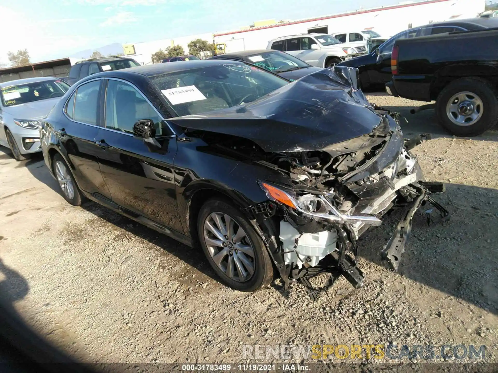 1 Photograph of a damaged car 4T1C11AK6LU317094 TOYOTA CAMRY 2020