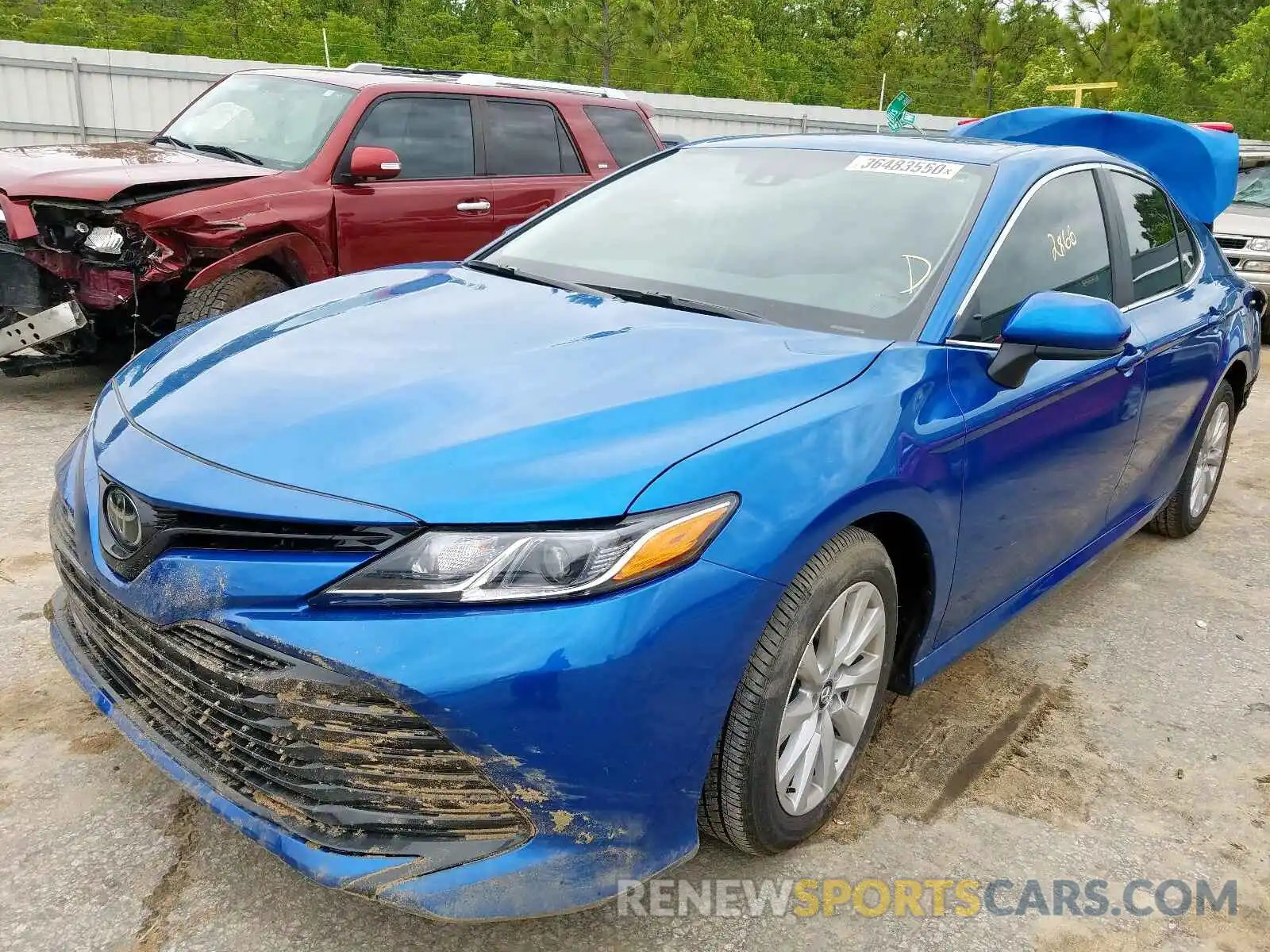 2 Photograph of a damaged car 4T1C11AK6LU321162 TOYOTA CAMRY 2020