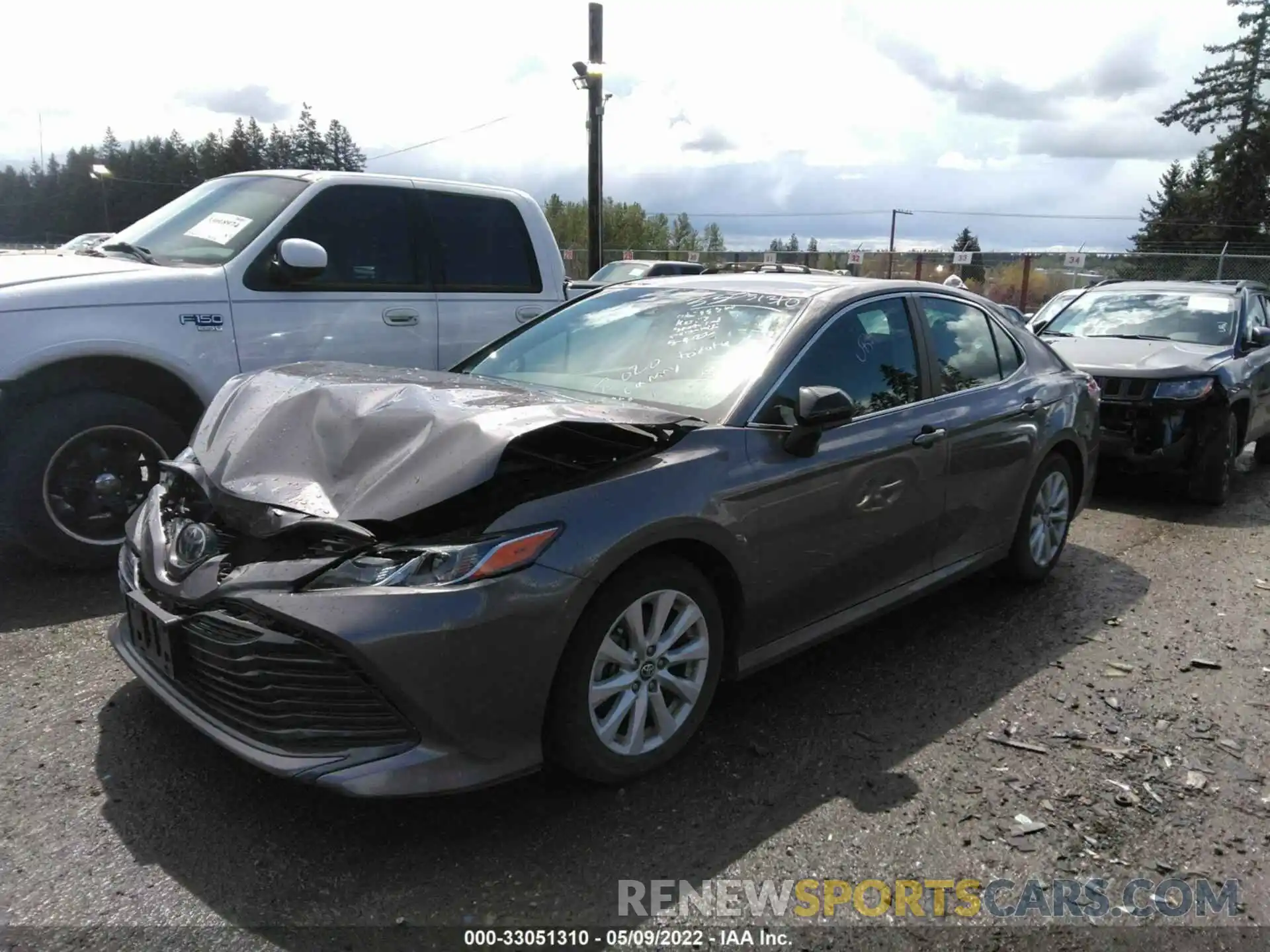 2 Photograph of a damaged car 4T1C11AK6LU330752 TOYOTA CAMRY 2020