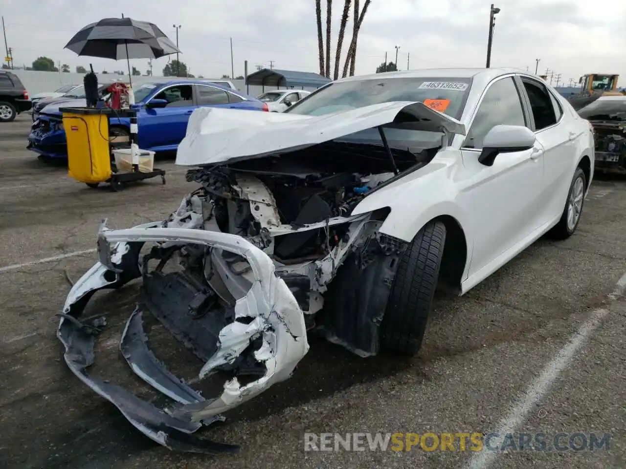 2 Photograph of a damaged car 4T1C11AK6LU333411 TOYOTA CAMRY 2020