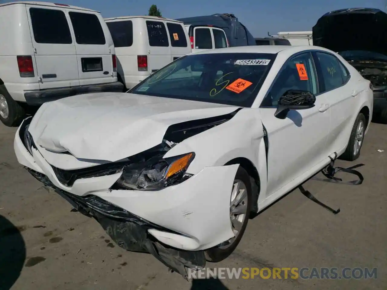 2 Photograph of a damaged car 4T1C11AK6LU334512 TOYOTA CAMRY 2020