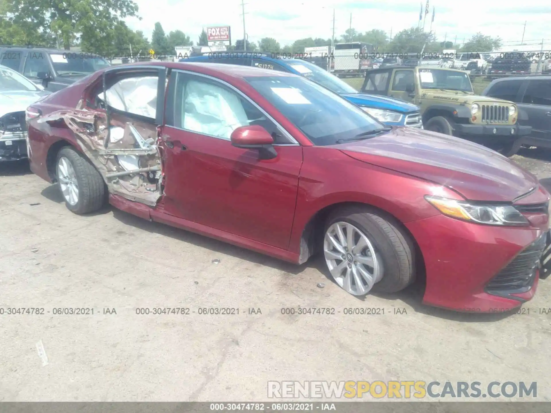 6 Photograph of a damaged car 4T1C11AK6LU338608 TOYOTA CAMRY 2020