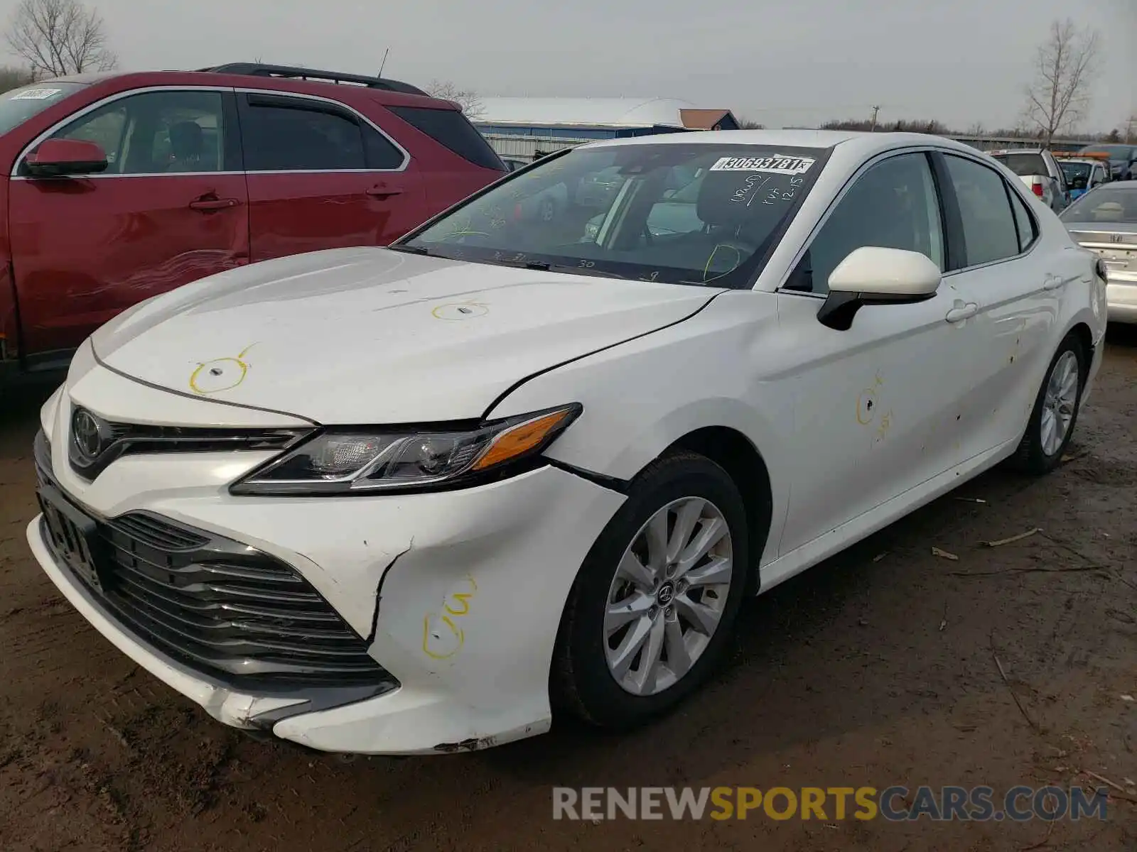 2 Photograph of a damaged car 4T1C11AK6LU340195 TOYOTA CAMRY 2020