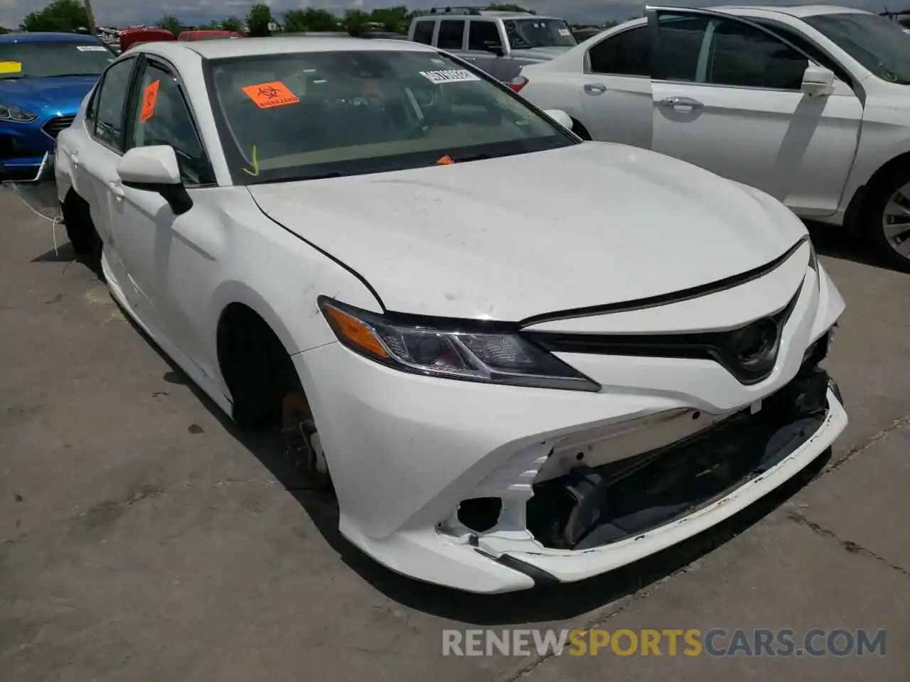 1 Photograph of a damaged car 4T1C11AK6LU344098 TOYOTA CAMRY 2020