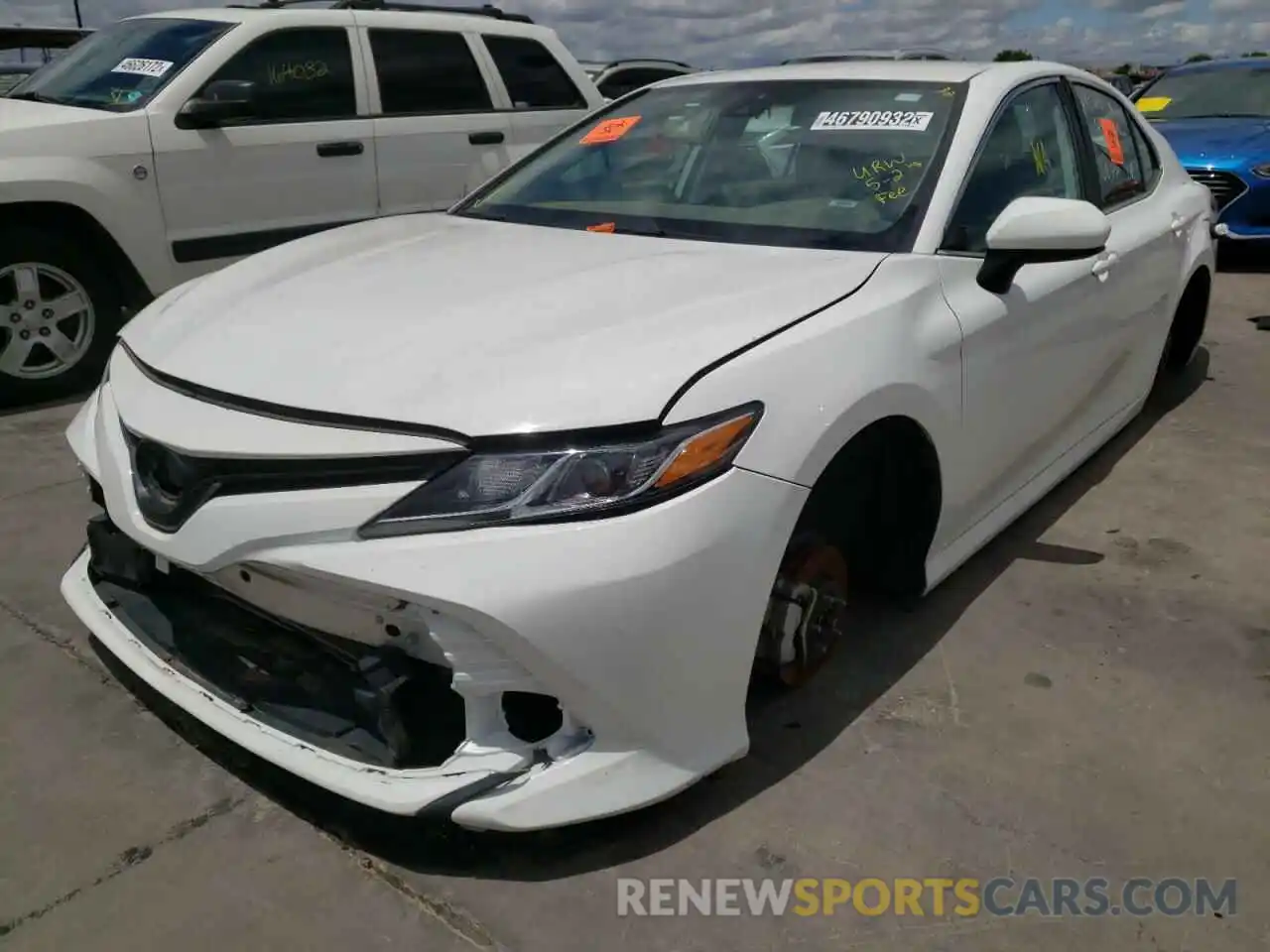 2 Photograph of a damaged car 4T1C11AK6LU344098 TOYOTA CAMRY 2020