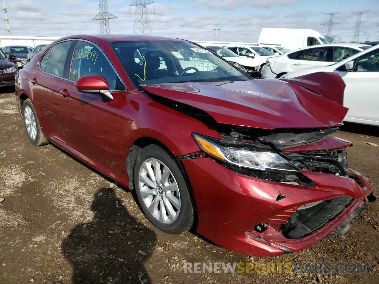 1 Photograph of a damaged car 4T1C11AK6LU347115 TOYOTA CAMRY 2020