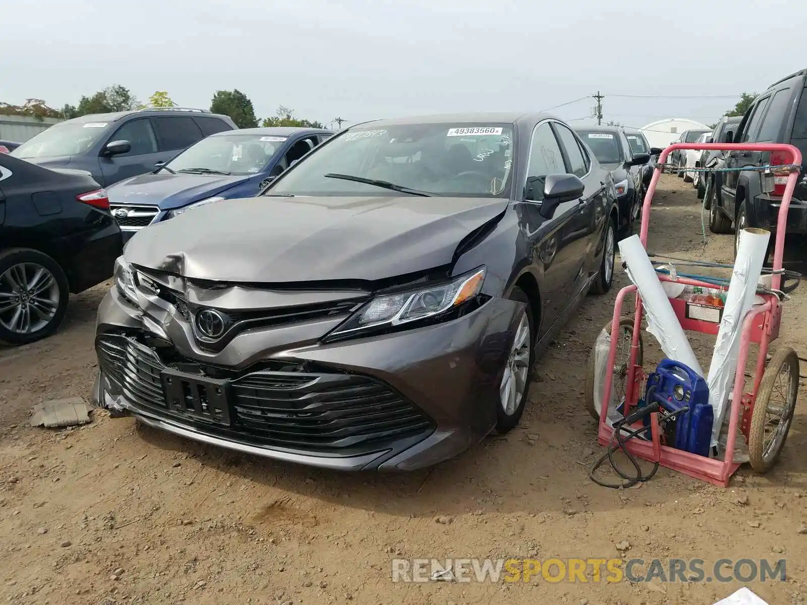 2 Photograph of a damaged car 4T1C11AK6LU348183 TOYOTA CAMRY 2020