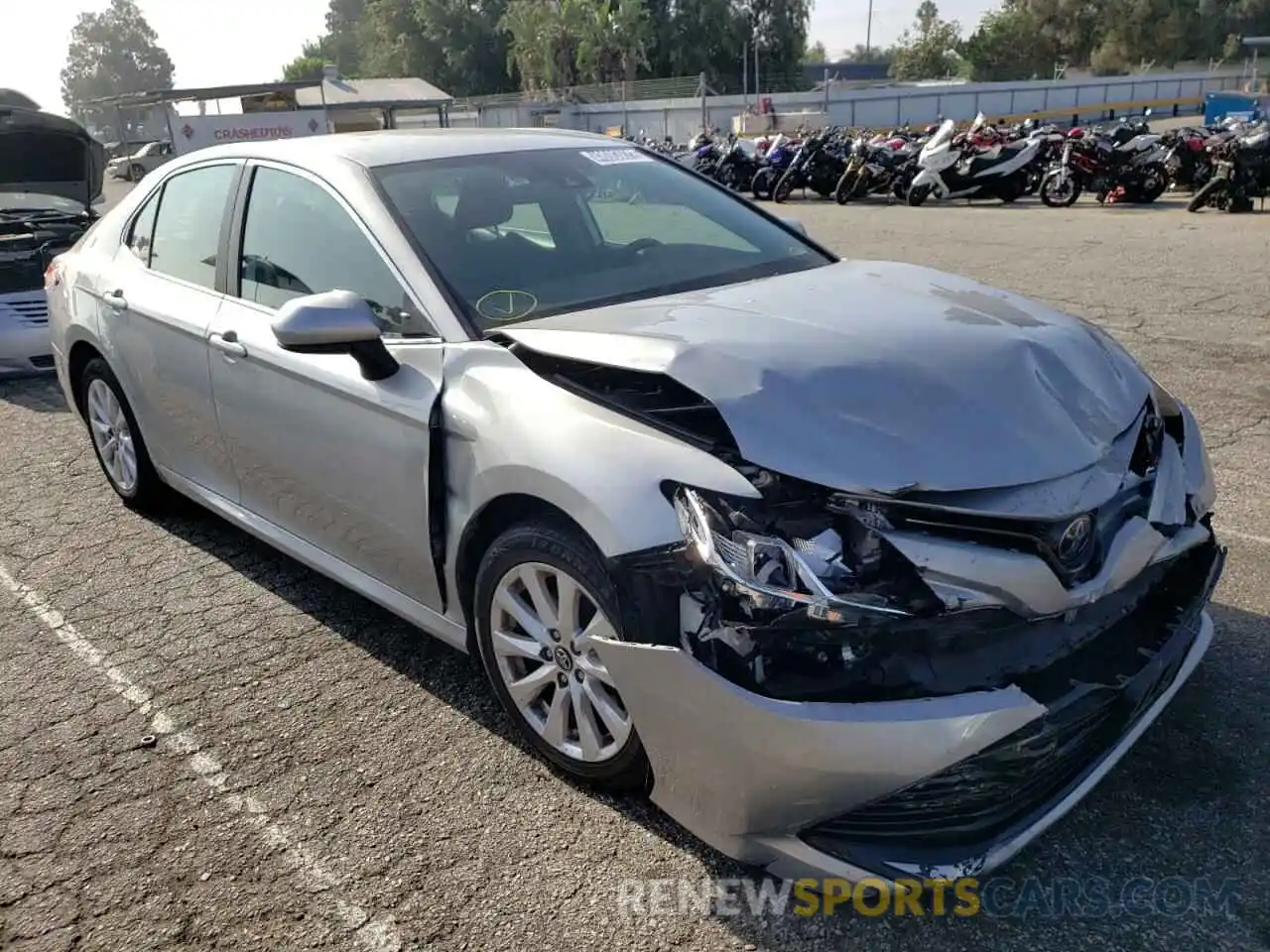 1 Photograph of a damaged car 4T1C11AK6LU349348 TOYOTA CAMRY 2020