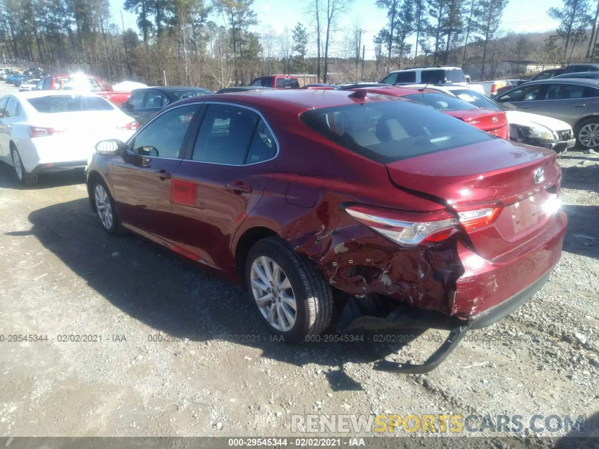 3 Photograph of a damaged car 4T1C11AK6LU358390 TOYOTA CAMRY 2020