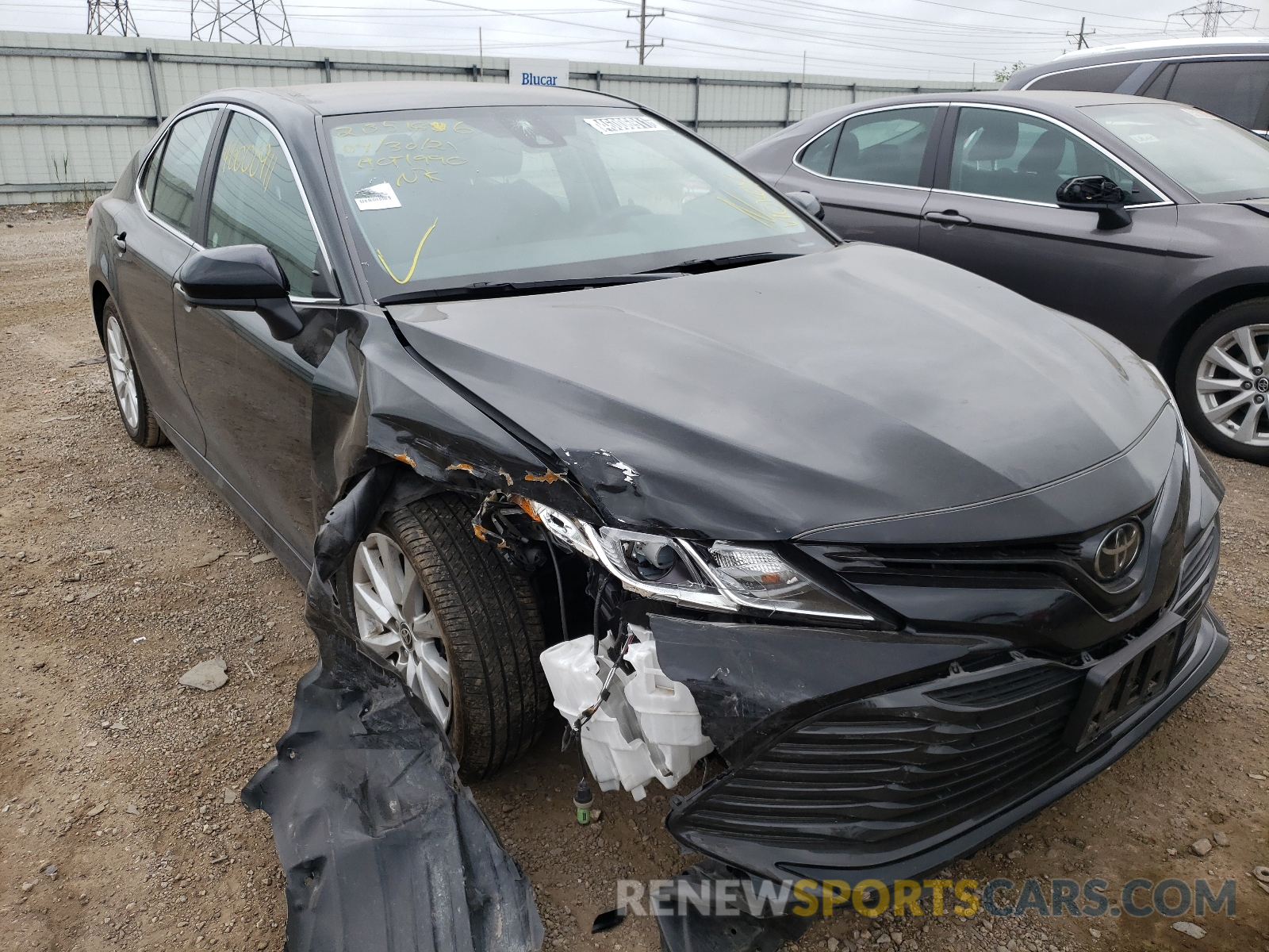 1 Photograph of a damaged car 4T1C11AK6LU358650 TOYOTA CAMRY 2020