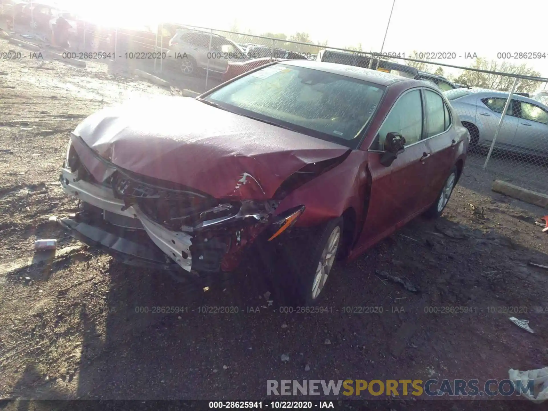 2 Photograph of a damaged car 4T1C11AK6LU361208 TOYOTA CAMRY 2020