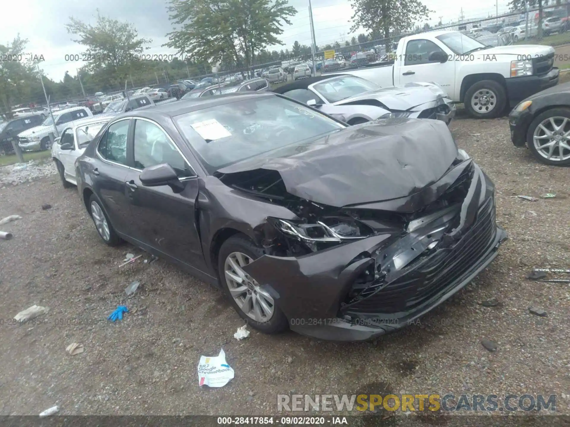 1 Photograph of a damaged car 4T1C11AK6LU361516 TOYOTA CAMRY 2020