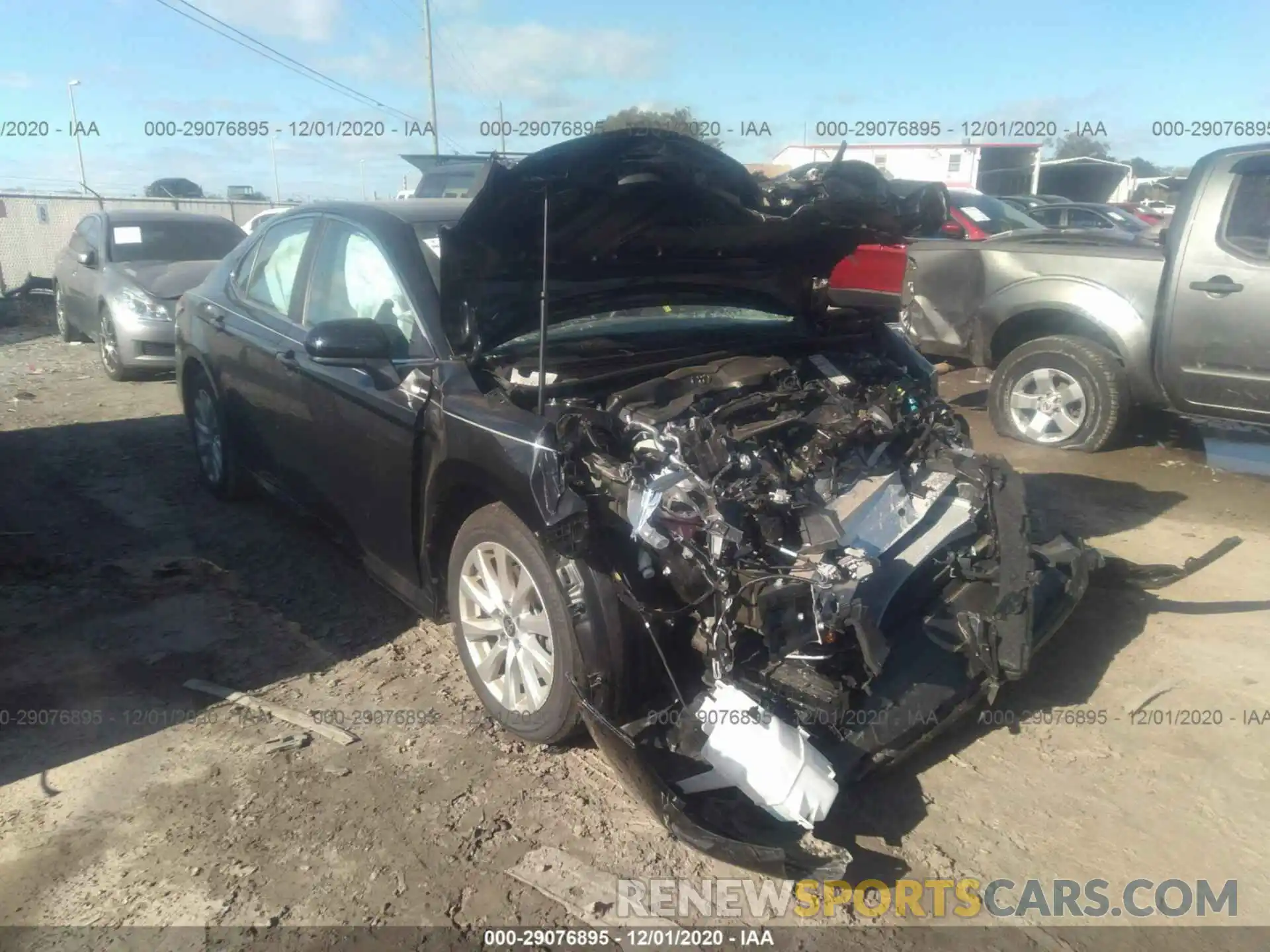 1 Photograph of a damaged car 4T1C11AK6LU363153 TOYOTA CAMRY 2020