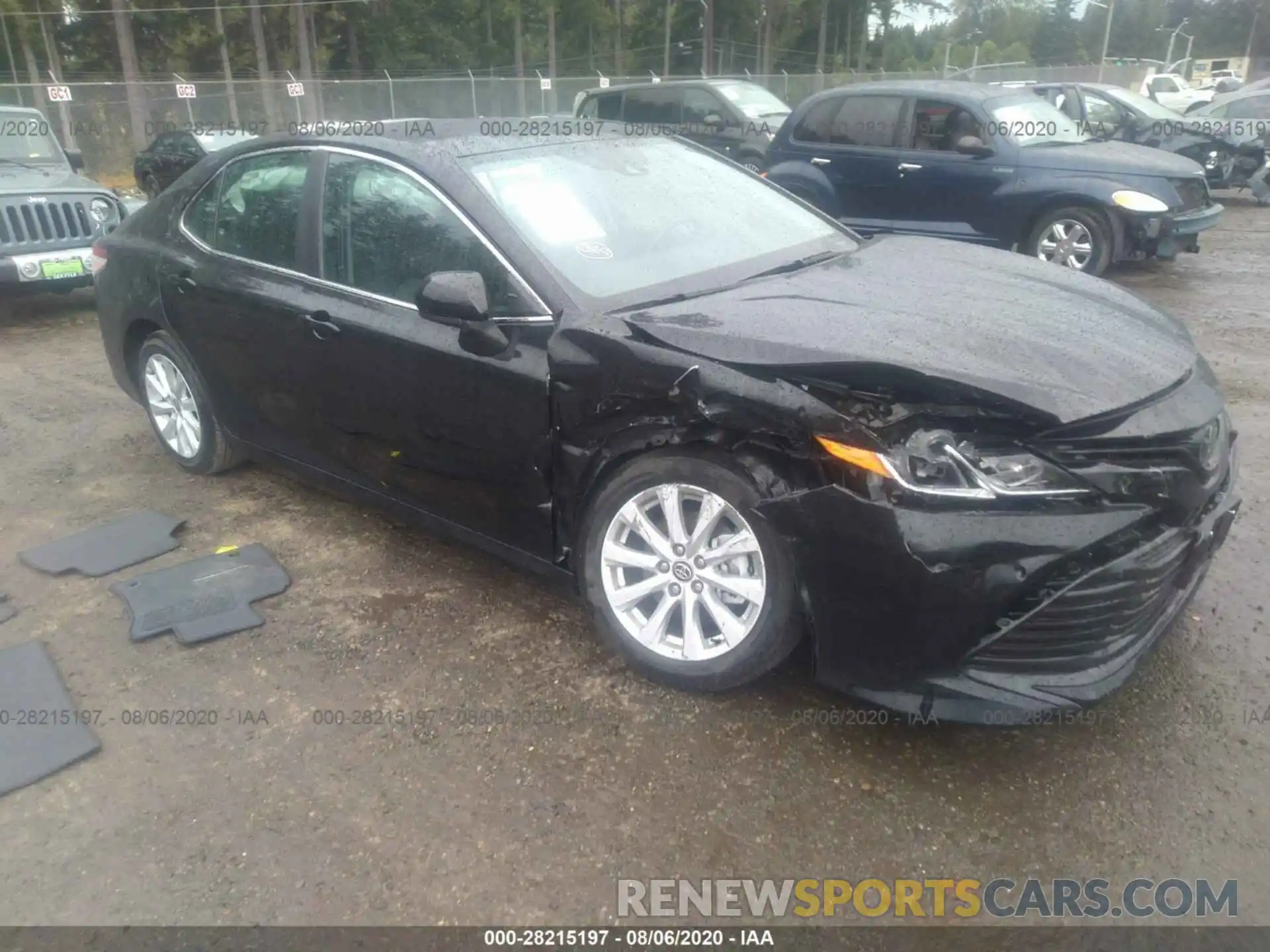 1 Photograph of a damaged car 4T1C11AK6LU364836 TOYOTA CAMRY 2020