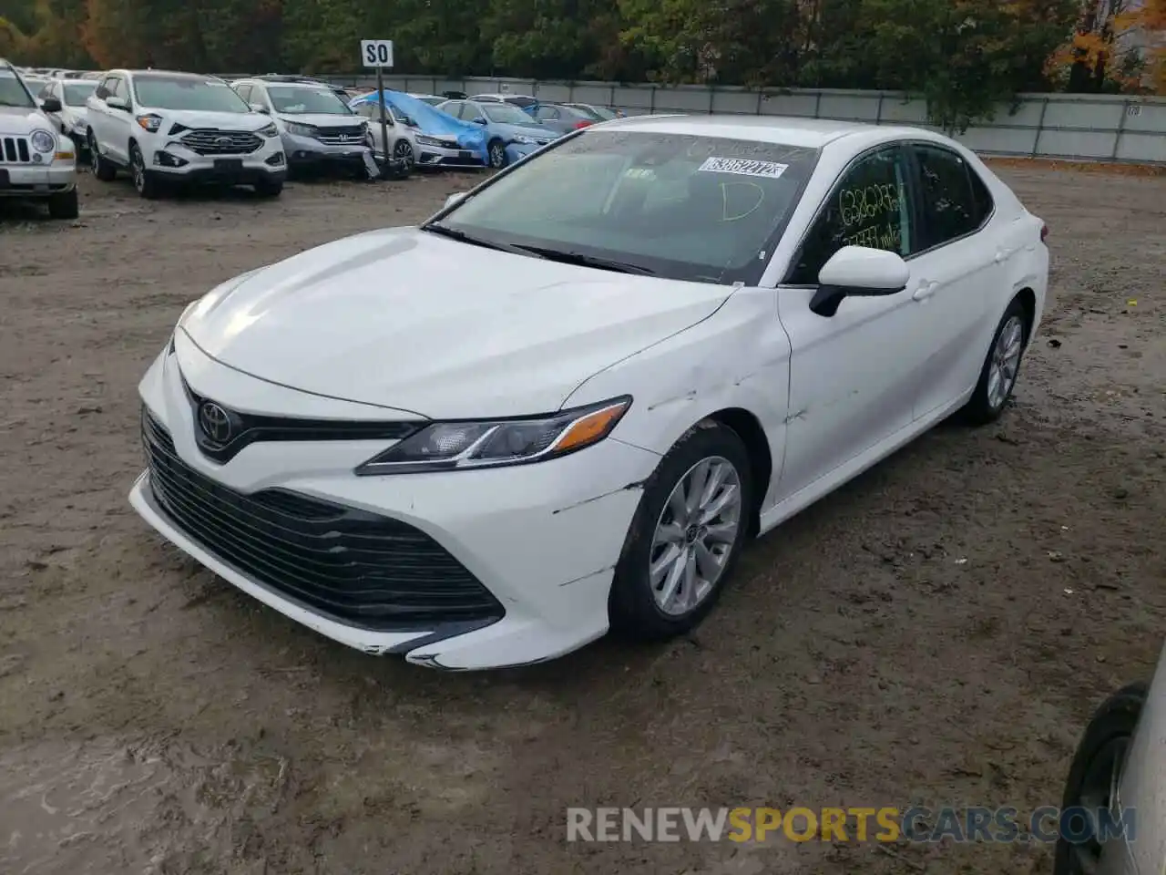 2 Photograph of a damaged car 4T1C11AK6LU373987 TOYOTA CAMRY 2020