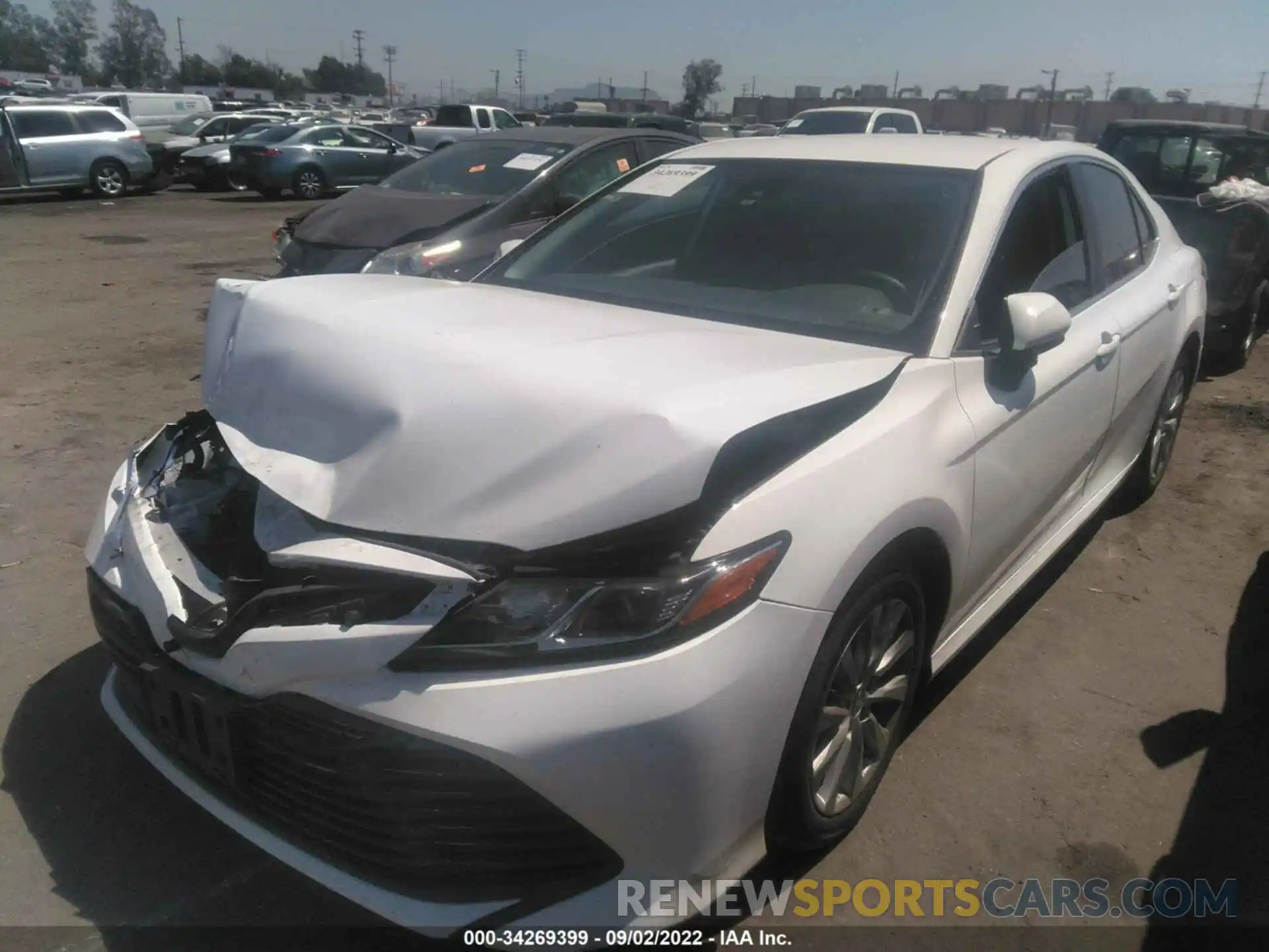 2 Photograph of a damaged car 4T1C11AK6LU379658 TOYOTA CAMRY 2020