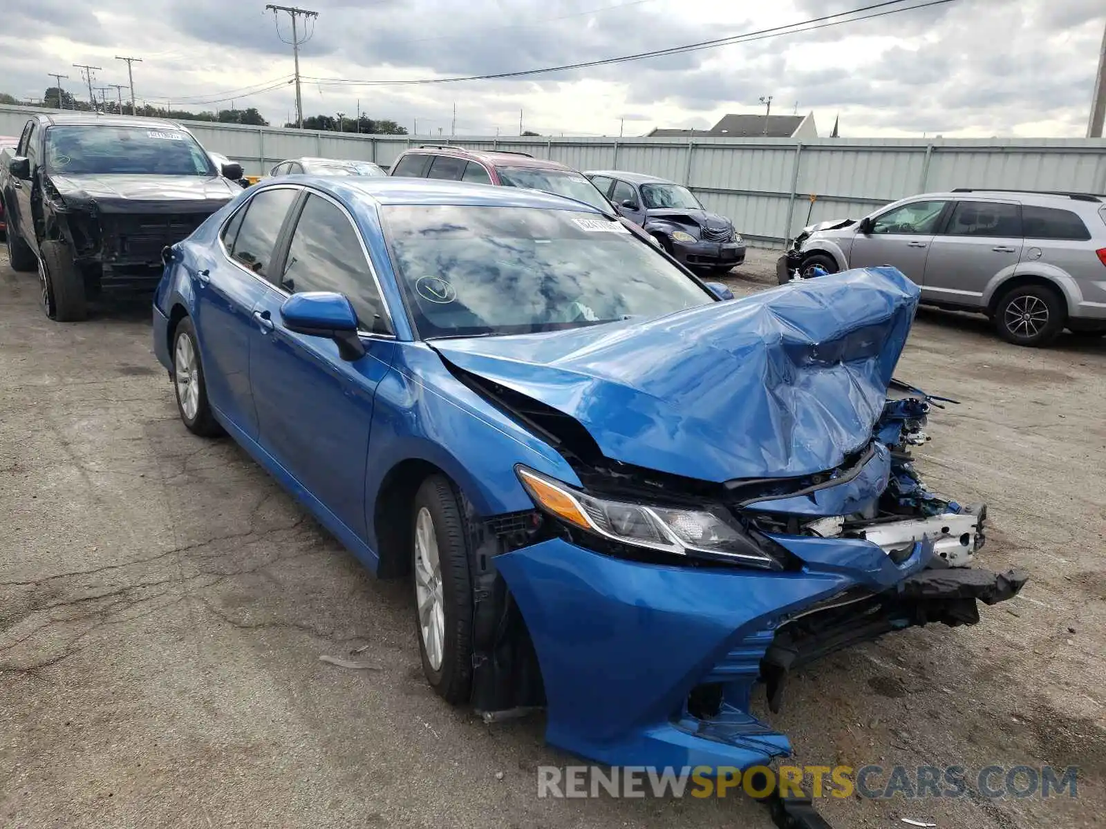 1 Photograph of a damaged car 4T1C11AK6LU388716 TOYOTA CAMRY 2020