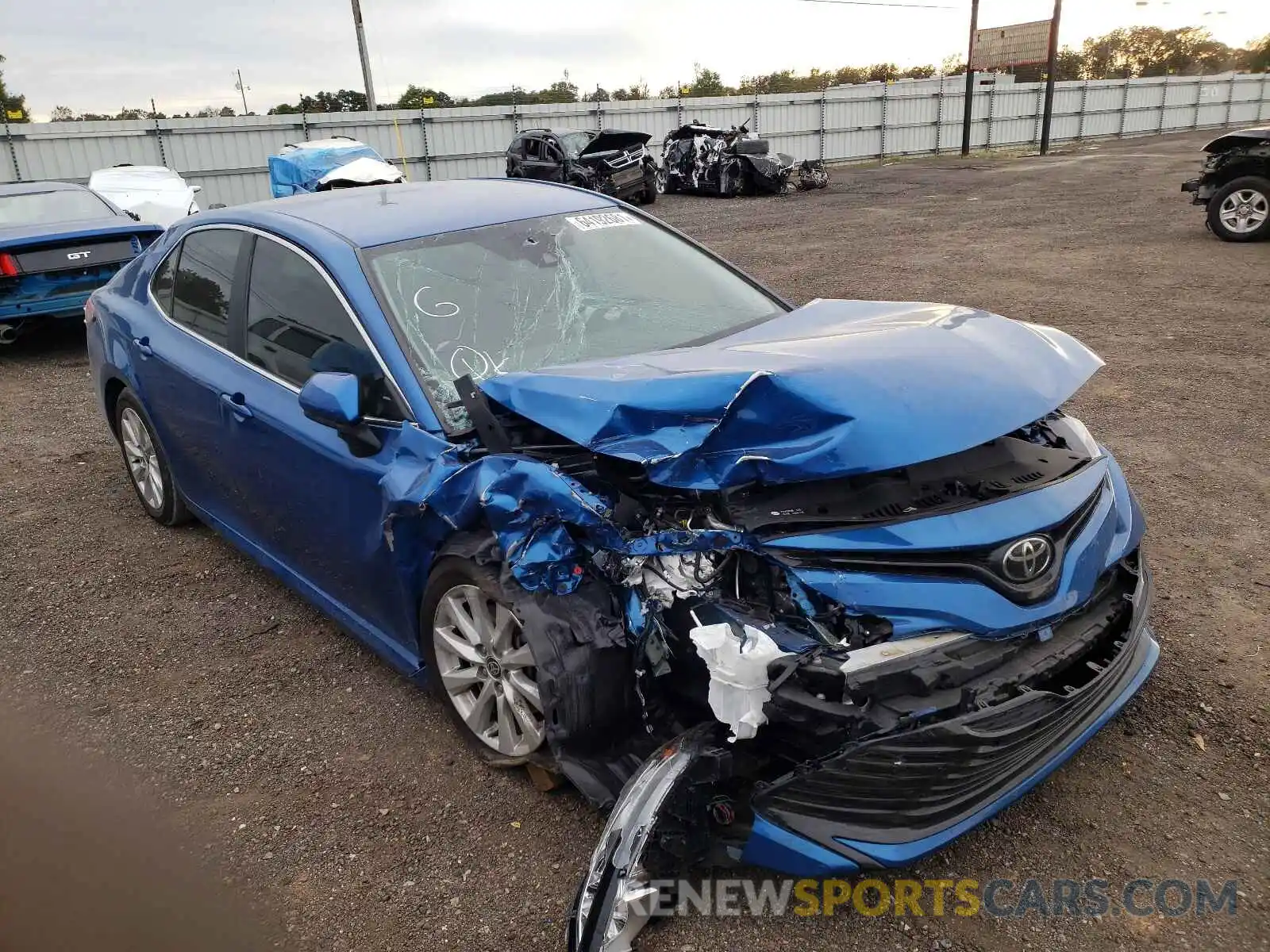 1 Photograph of a damaged car 4T1C11AK6LU394015 TOYOTA CAMRY 2020