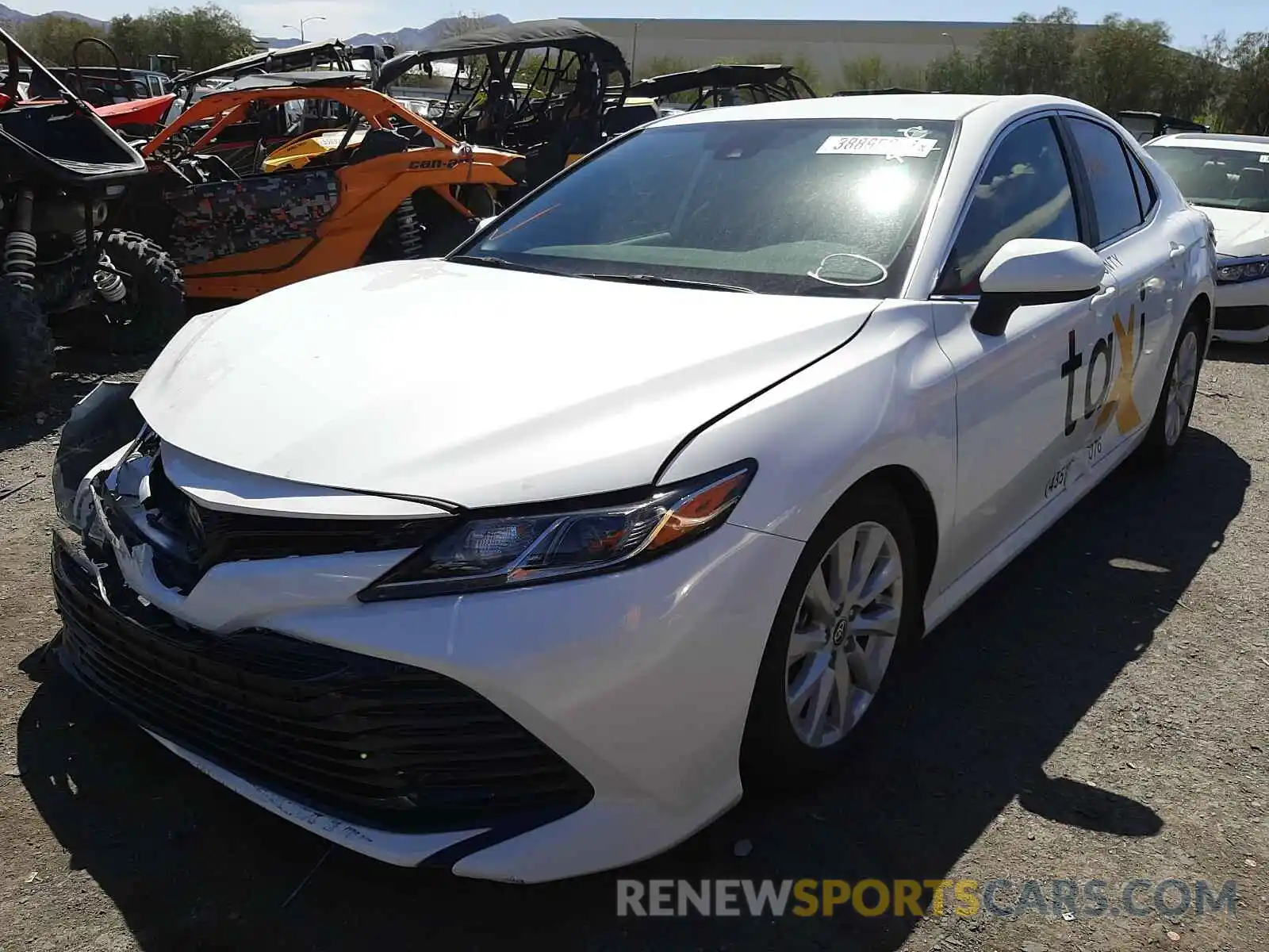 2 Photograph of a damaged car 4T1C11AK6LU397559 TOYOTA CAMRY 2020