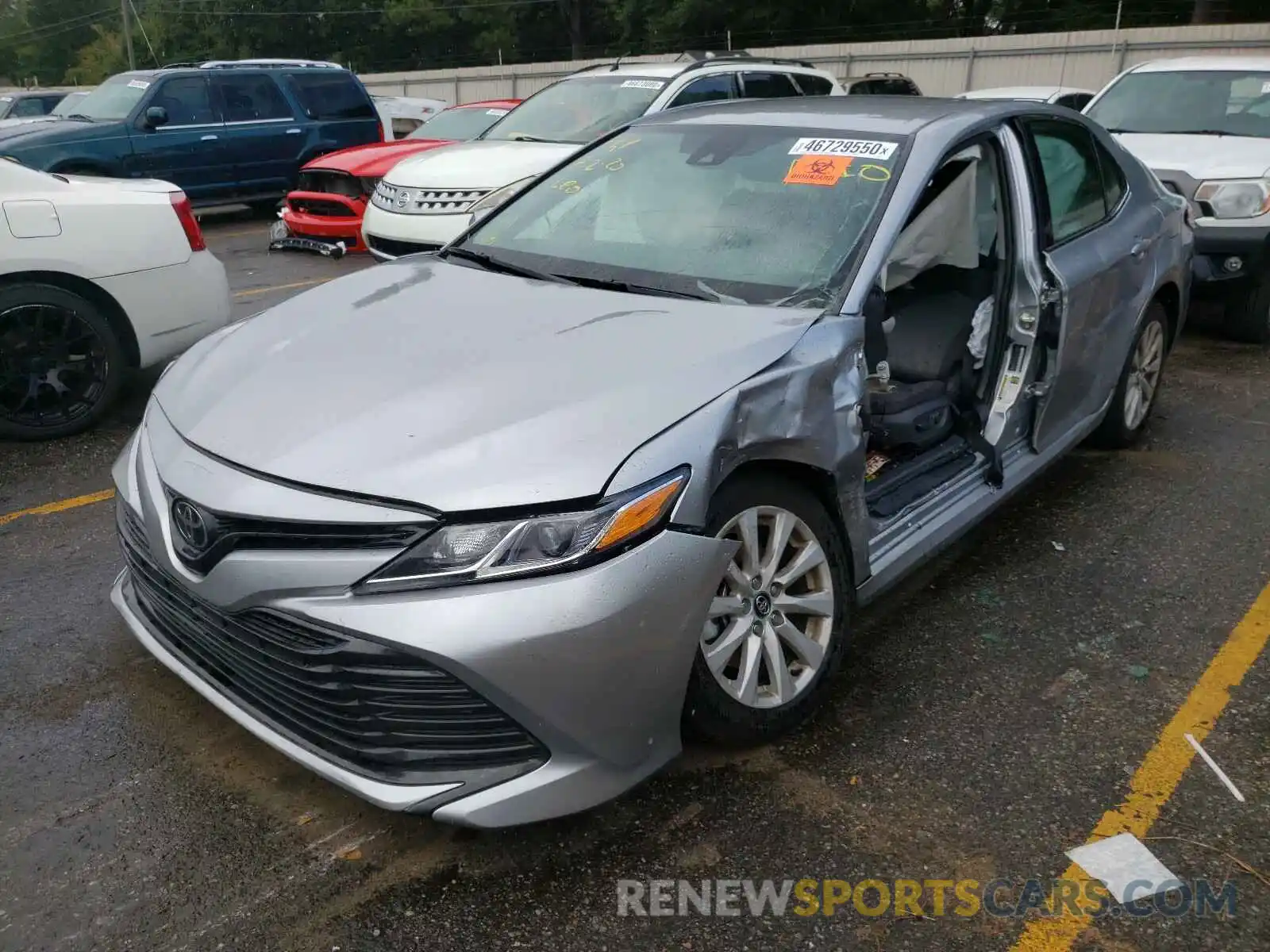 2 Photograph of a damaged car 4T1C11AK6LU857688 TOYOTA CAMRY 2020