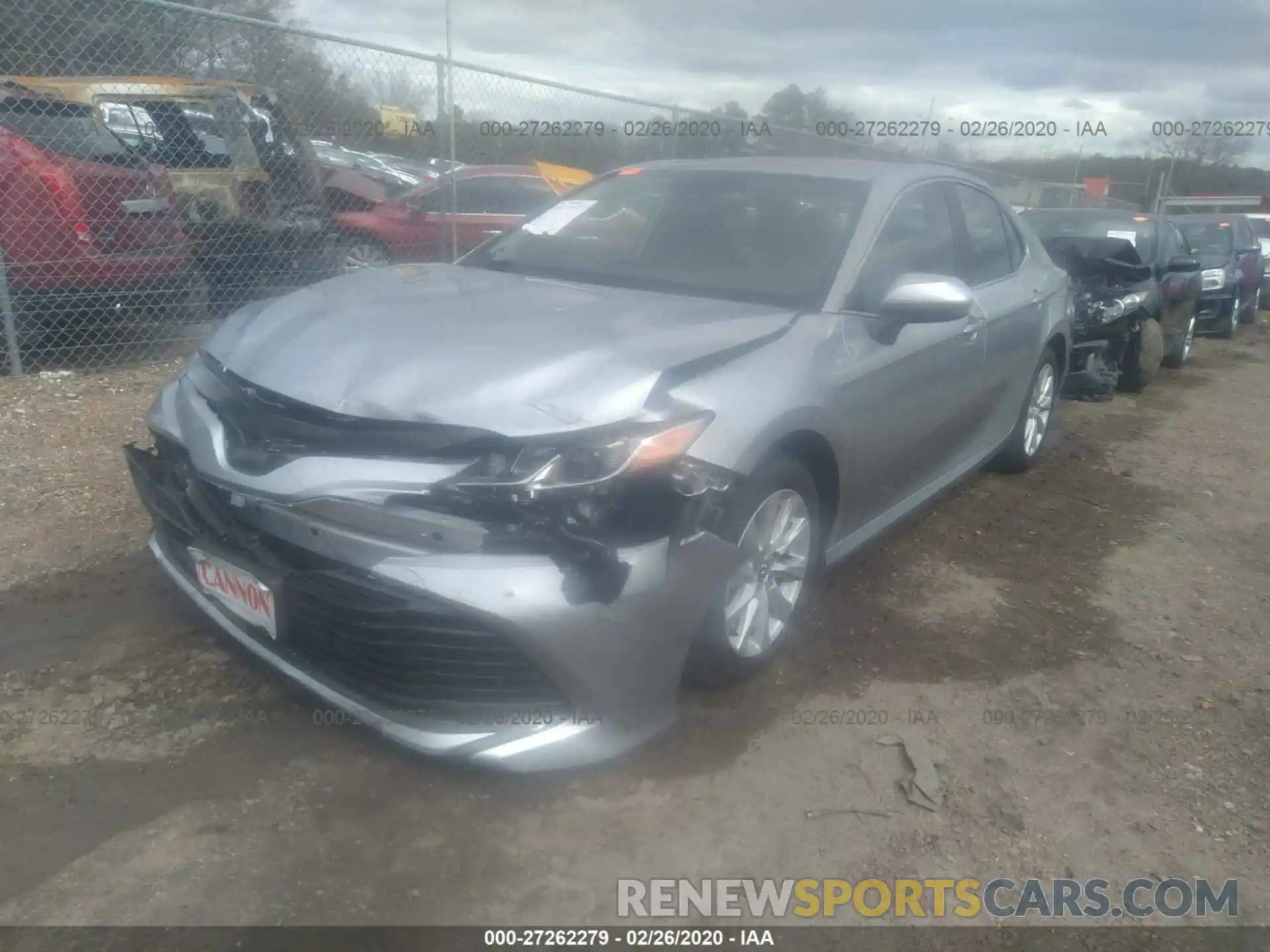 2 Photograph of a damaged car 4T1C11AK6LU869940 TOYOTA CAMRY 2020