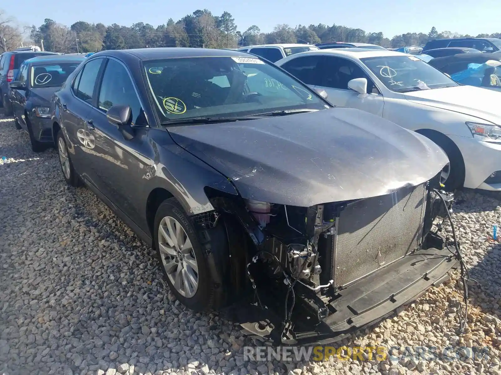 1 Photograph of a damaged car 4T1C11AK6LU878394 TOYOTA CAMRY 2020