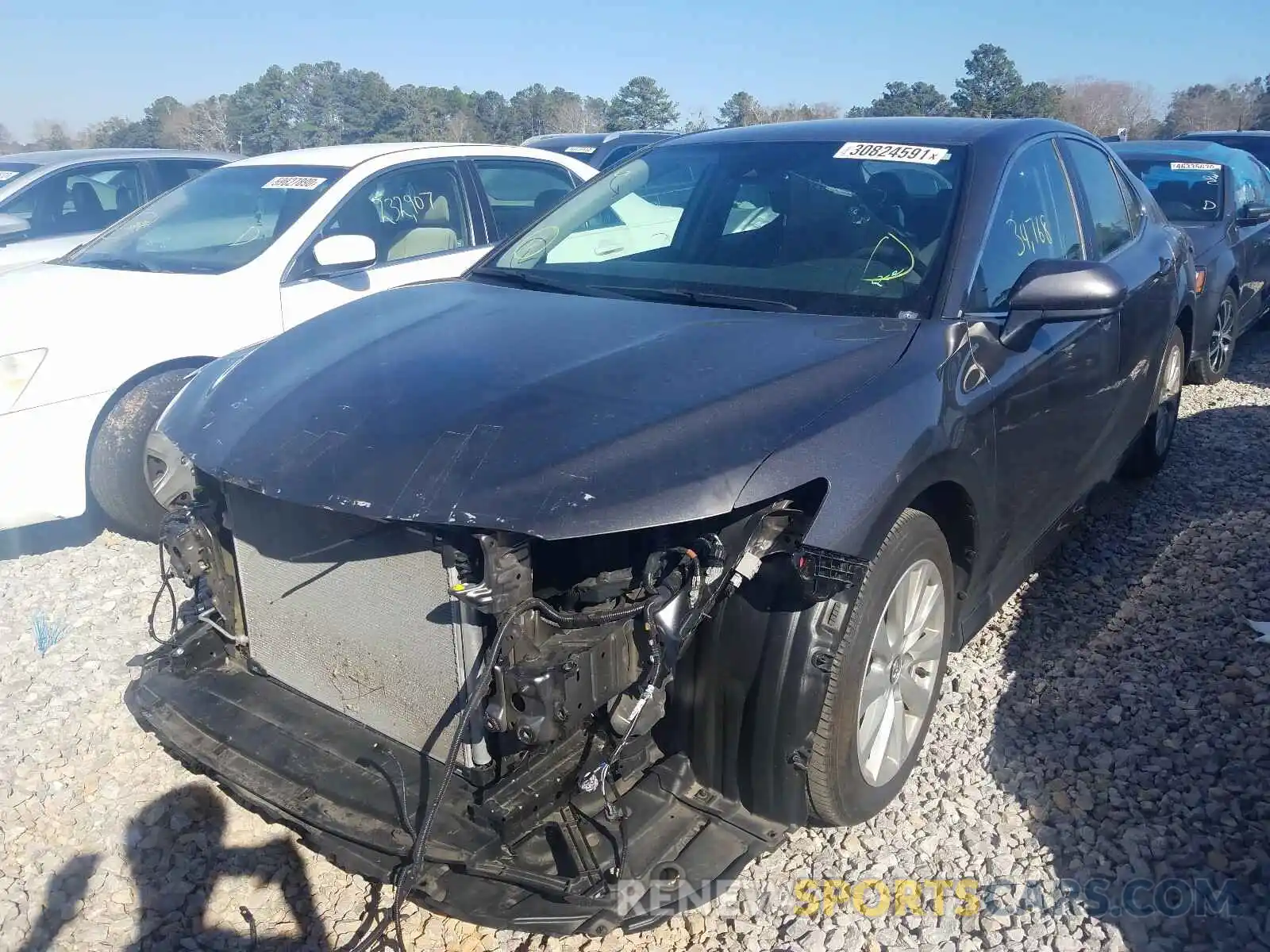 2 Photograph of a damaged car 4T1C11AK6LU878394 TOYOTA CAMRY 2020