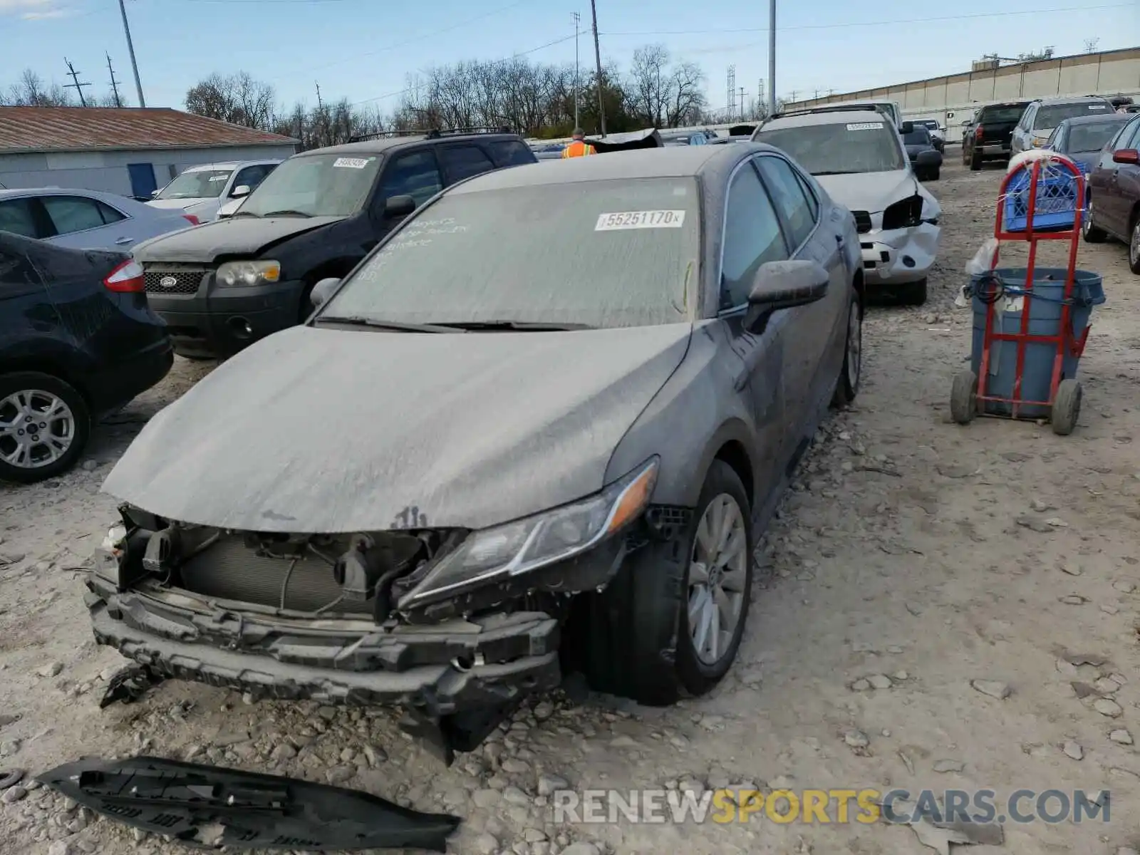 2 Photograph of a damaged car 4T1C11AK6LU882302 TOYOTA CAMRY 2020