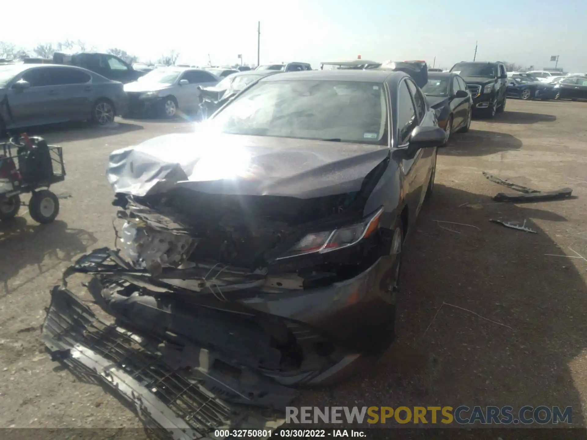 2 Photograph of a damaged car 4T1C11AK6LU883756 TOYOTA CAMRY 2020