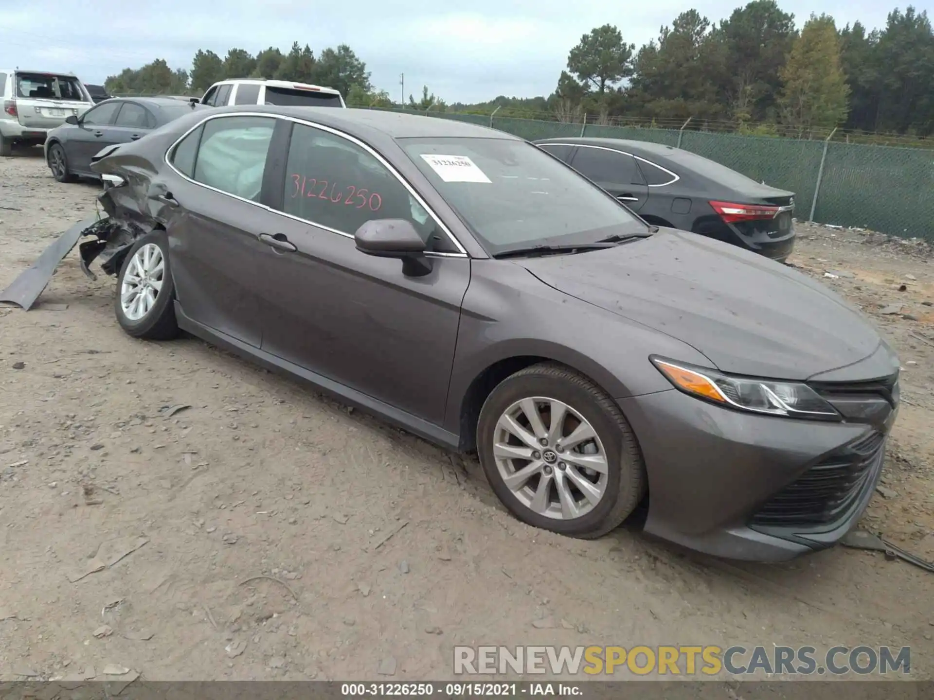 1 Photograph of a damaged car 4T1C11AK6LU889914 TOYOTA CAMRY 2020