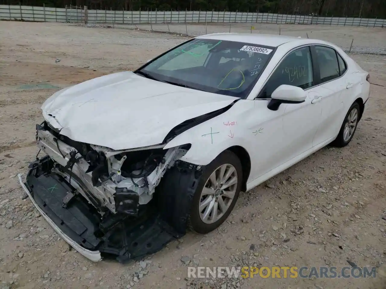 2 Photograph of a damaged car 4T1C11AK6LU904878 TOYOTA CAMRY 2020