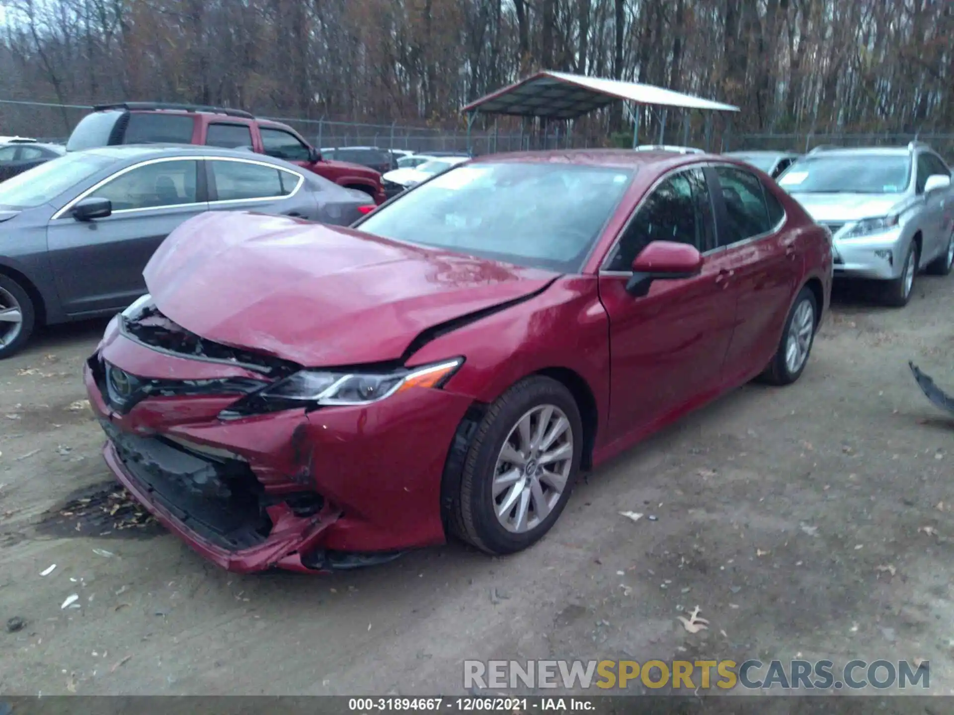 2 Photograph of a damaged car 4T1C11AK6LU908106 TOYOTA CAMRY 2020