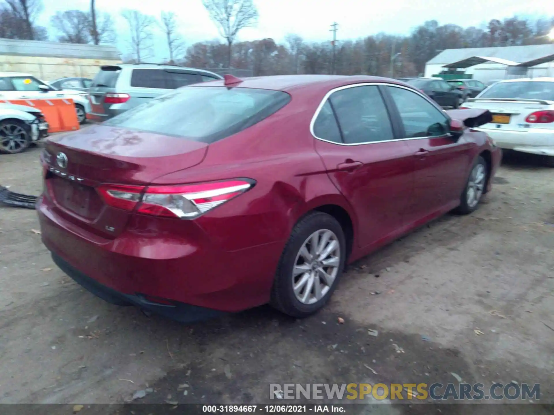 4 Photograph of a damaged car 4T1C11AK6LU908106 TOYOTA CAMRY 2020