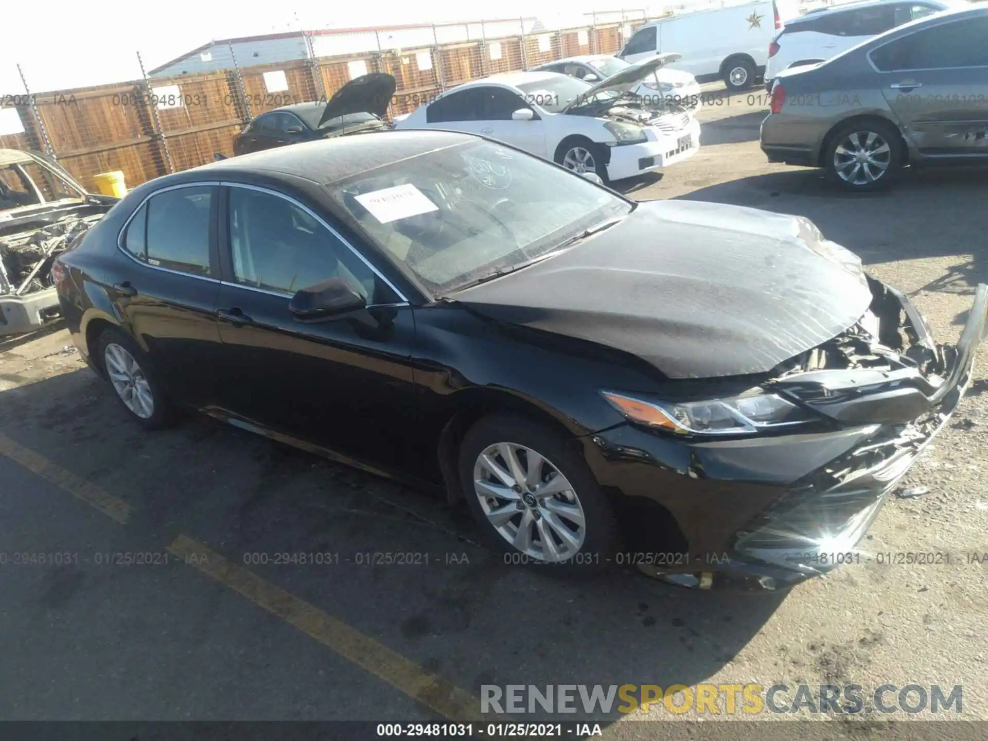 1 Photograph of a damaged car 4T1C11AK6LU913774 TOYOTA CAMRY 2020