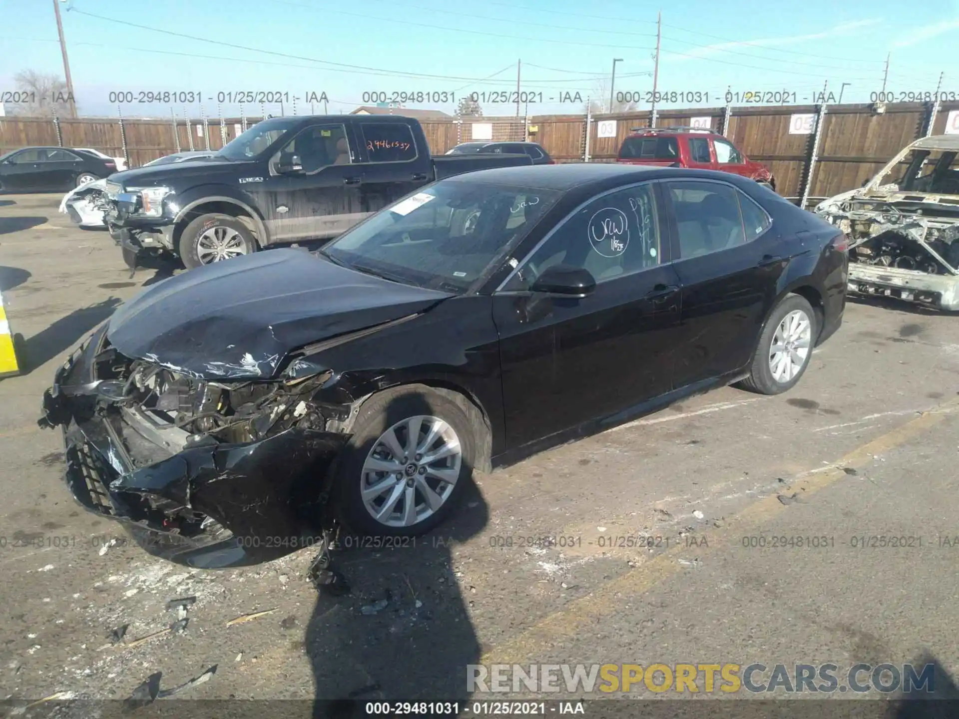 2 Photograph of a damaged car 4T1C11AK6LU913774 TOYOTA CAMRY 2020