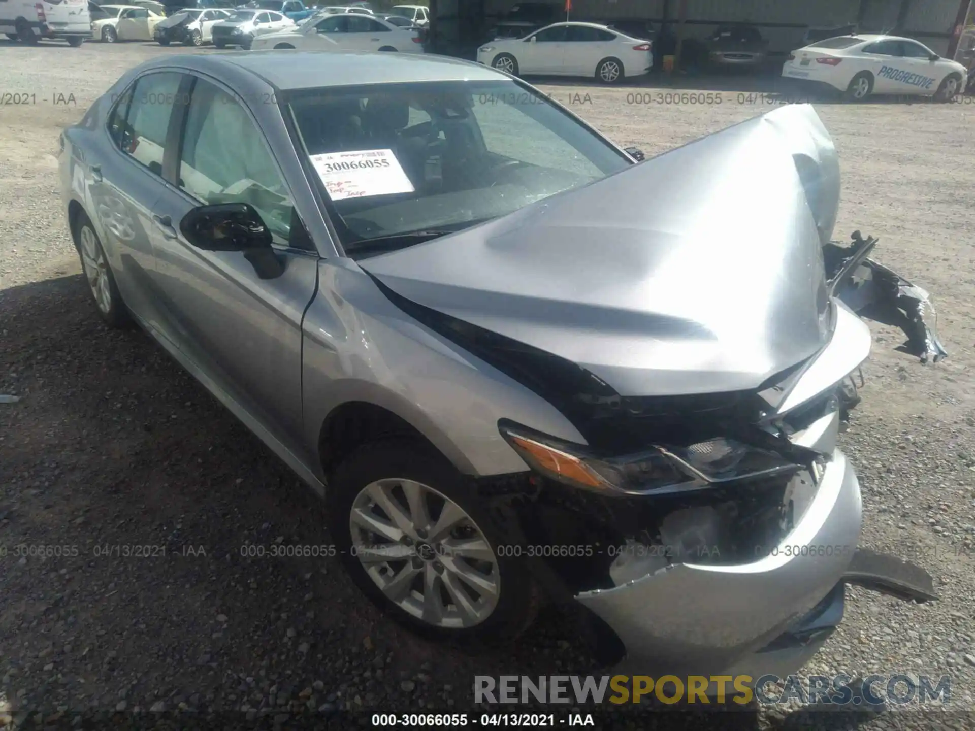 1 Photograph of a damaged car 4T1C11AK6LU917260 TOYOTA CAMRY 2020