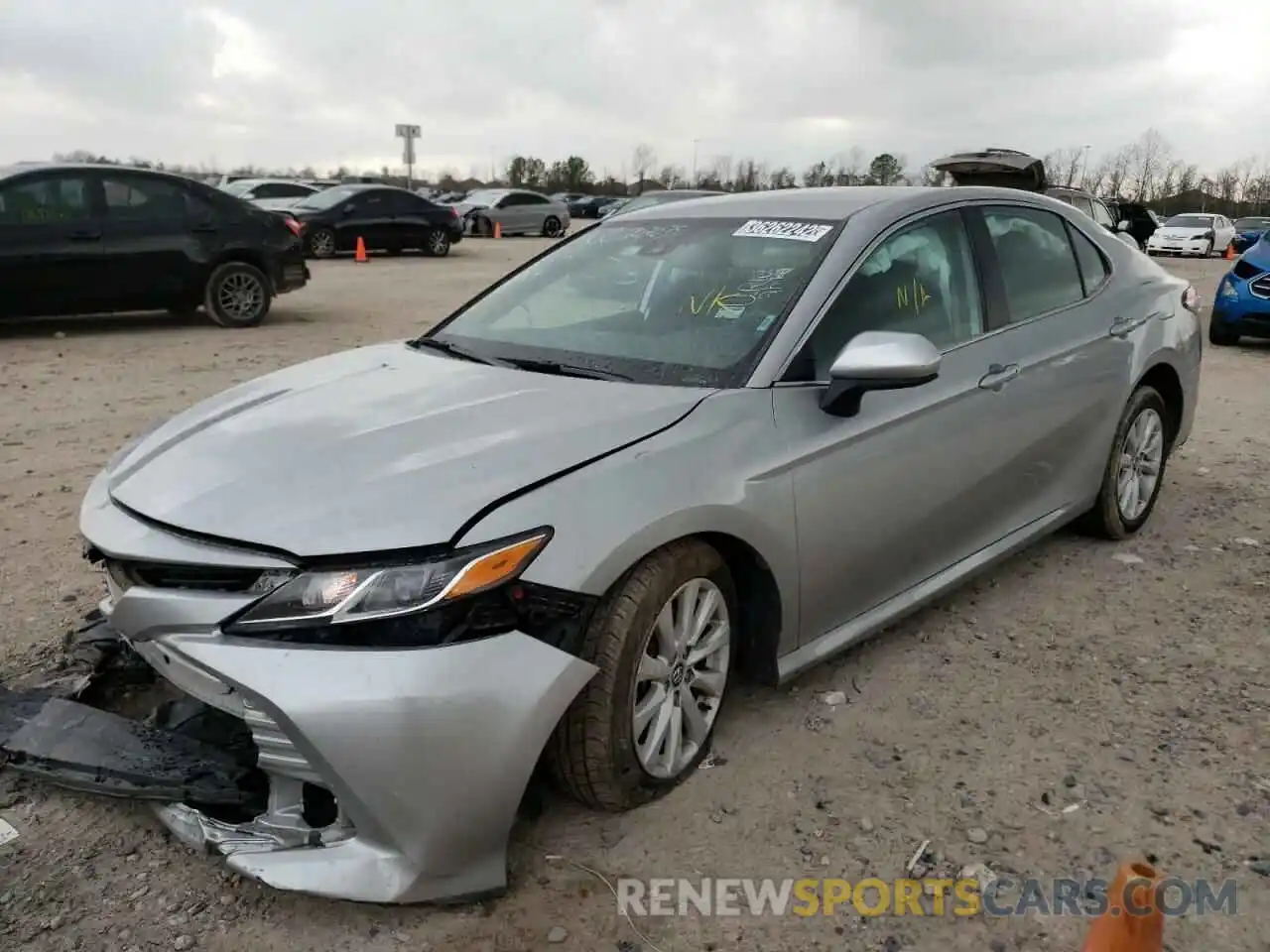 2 Photograph of a damaged car 4T1C11AK6LU917954 TOYOTA CAMRY 2020