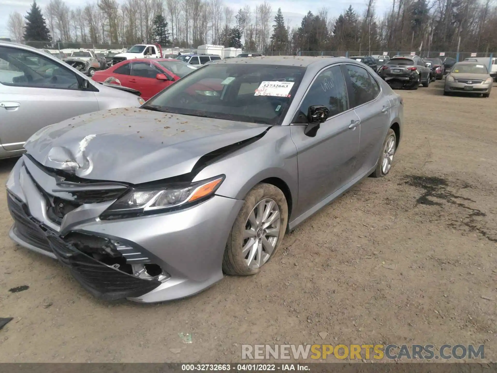 2 Photograph of a damaged car 4T1C11AK6LU928744 TOYOTA CAMRY 2020