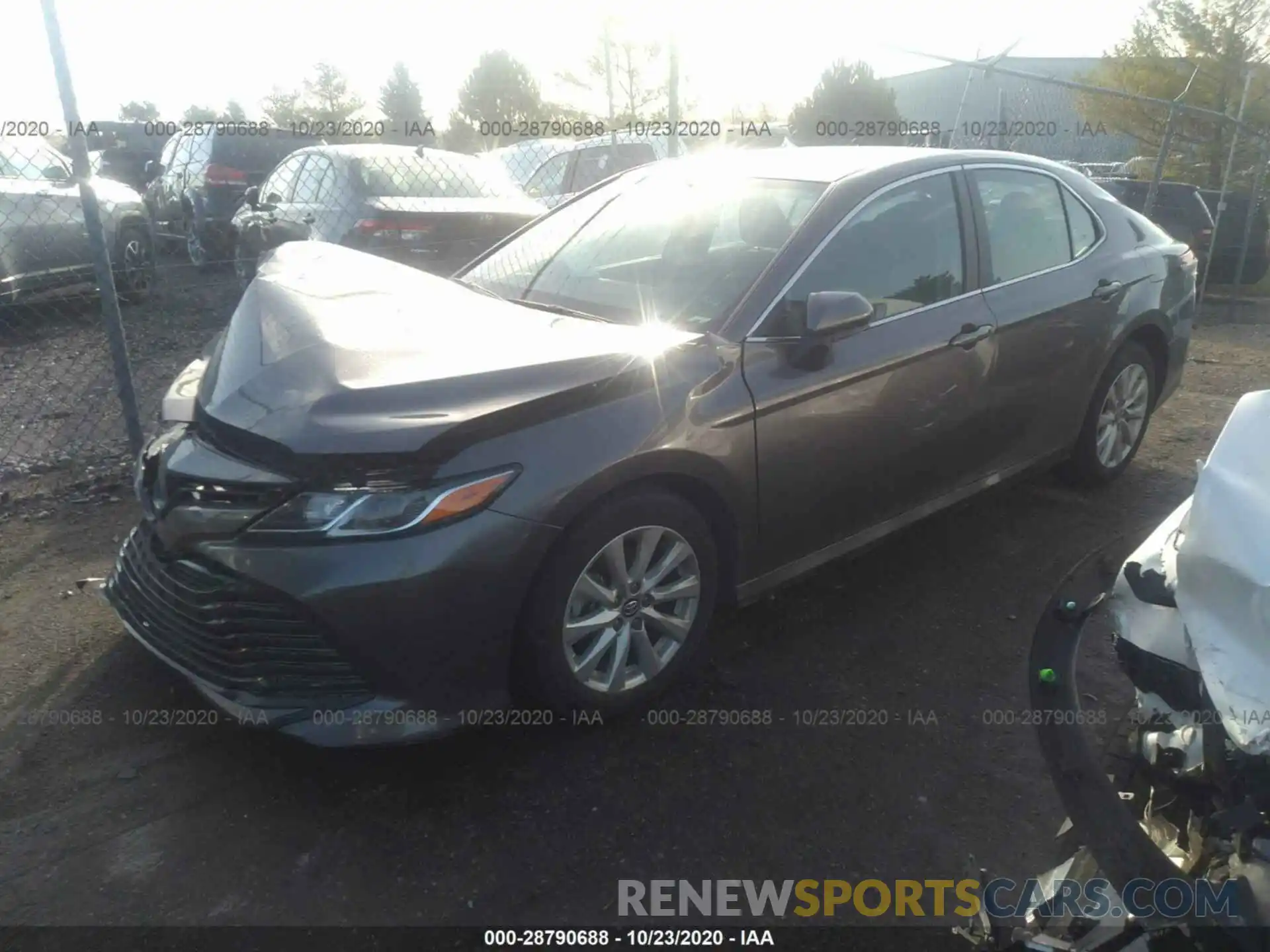 2 Photograph of a damaged car 4T1C11AK6LU945527 TOYOTA CAMRY 2020