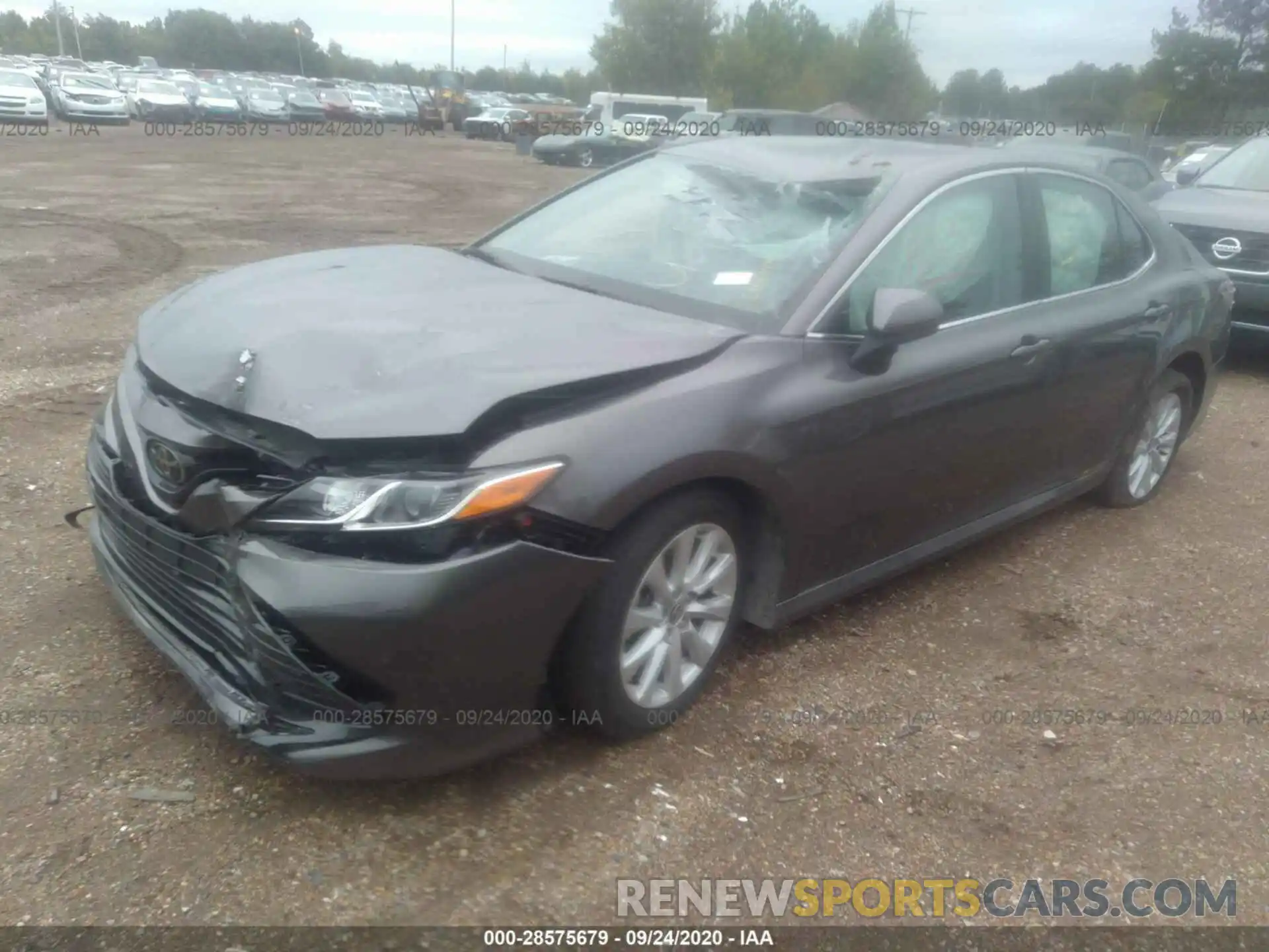 2 Photograph of a damaged car 4T1C11AK6LU947388 TOYOTA CAMRY 2020