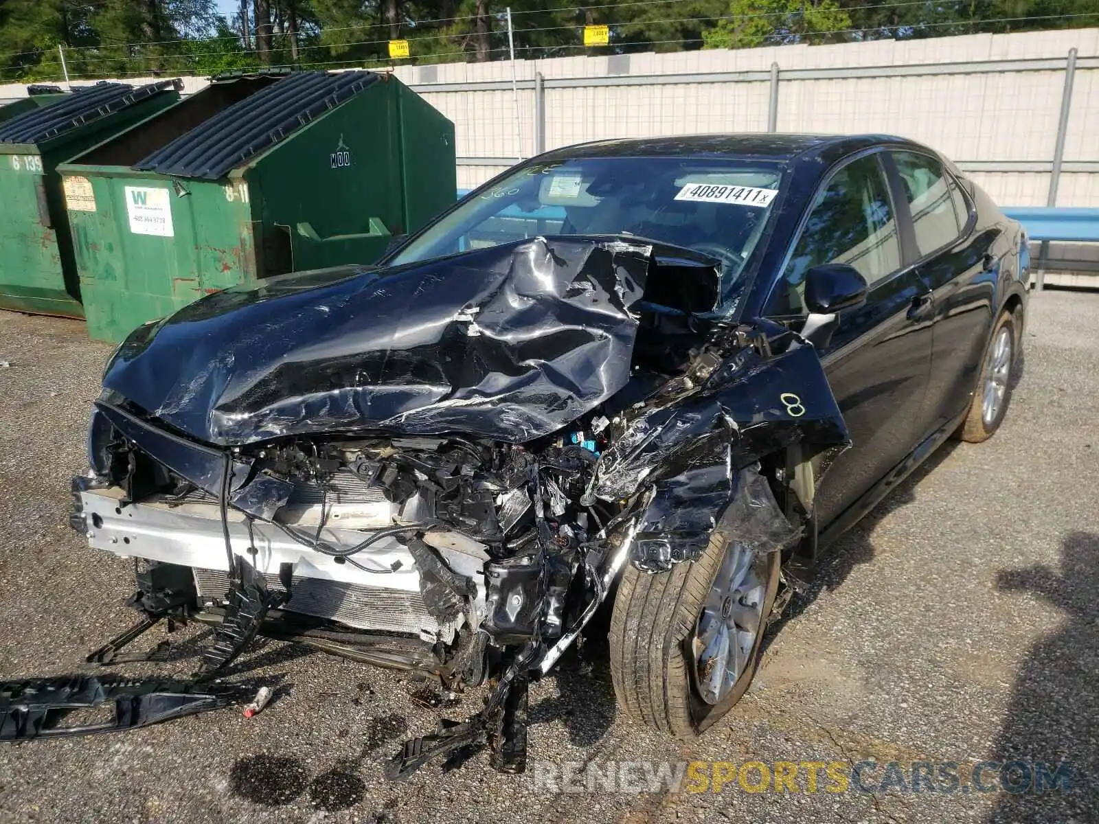 2 Photograph of a damaged car 4T1C11AK6LU948556 TOYOTA CAMRY 2020