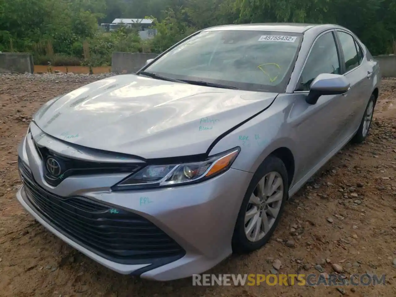 2 Photograph of a damaged car 4T1C11AK6LU949948 TOYOTA CAMRY 2020