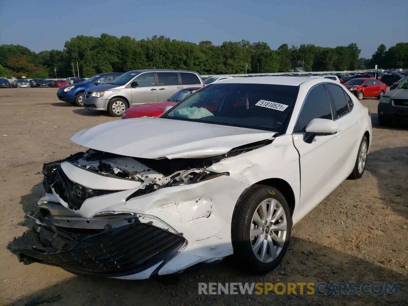 2 Photograph of a damaged car 4T1C11AK6LU953448 TOYOTA CAMRY 2020