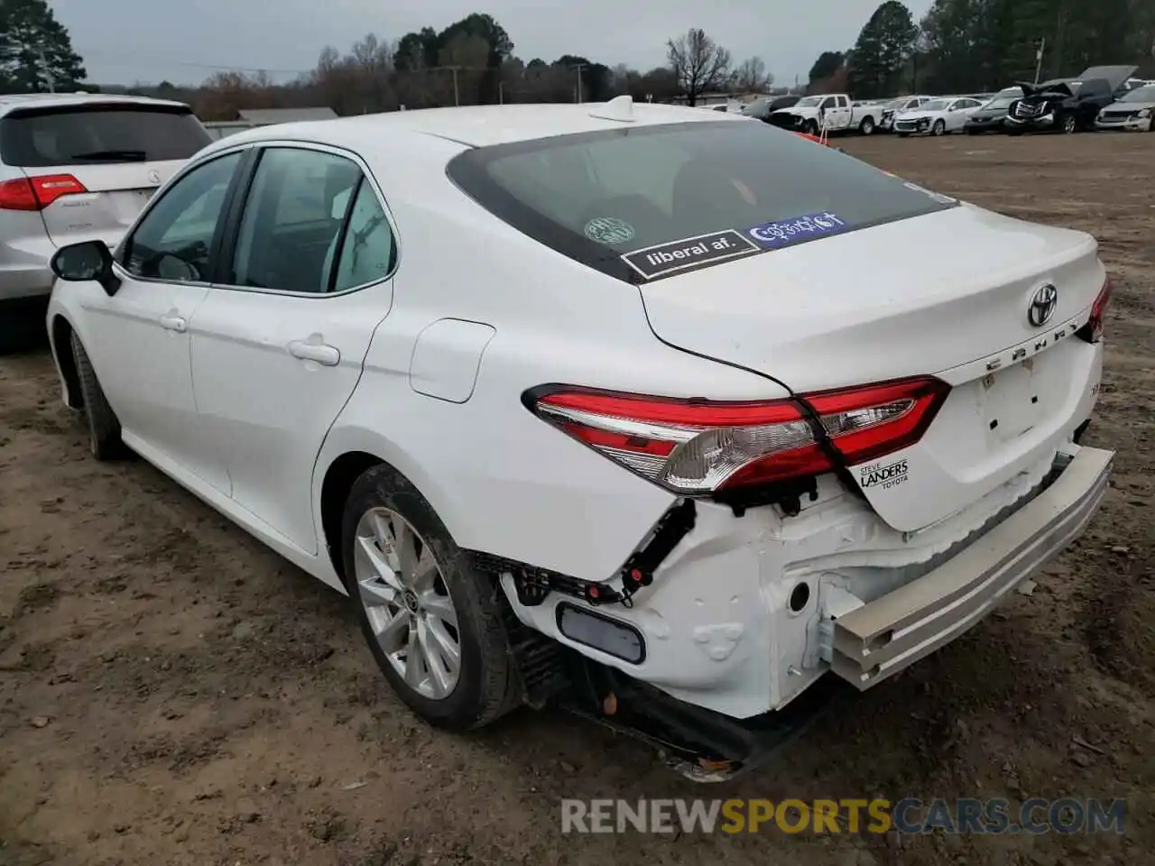 3 Photograph of a damaged car 4T1C11AK6LU959654 TOYOTA CAMRY 2020