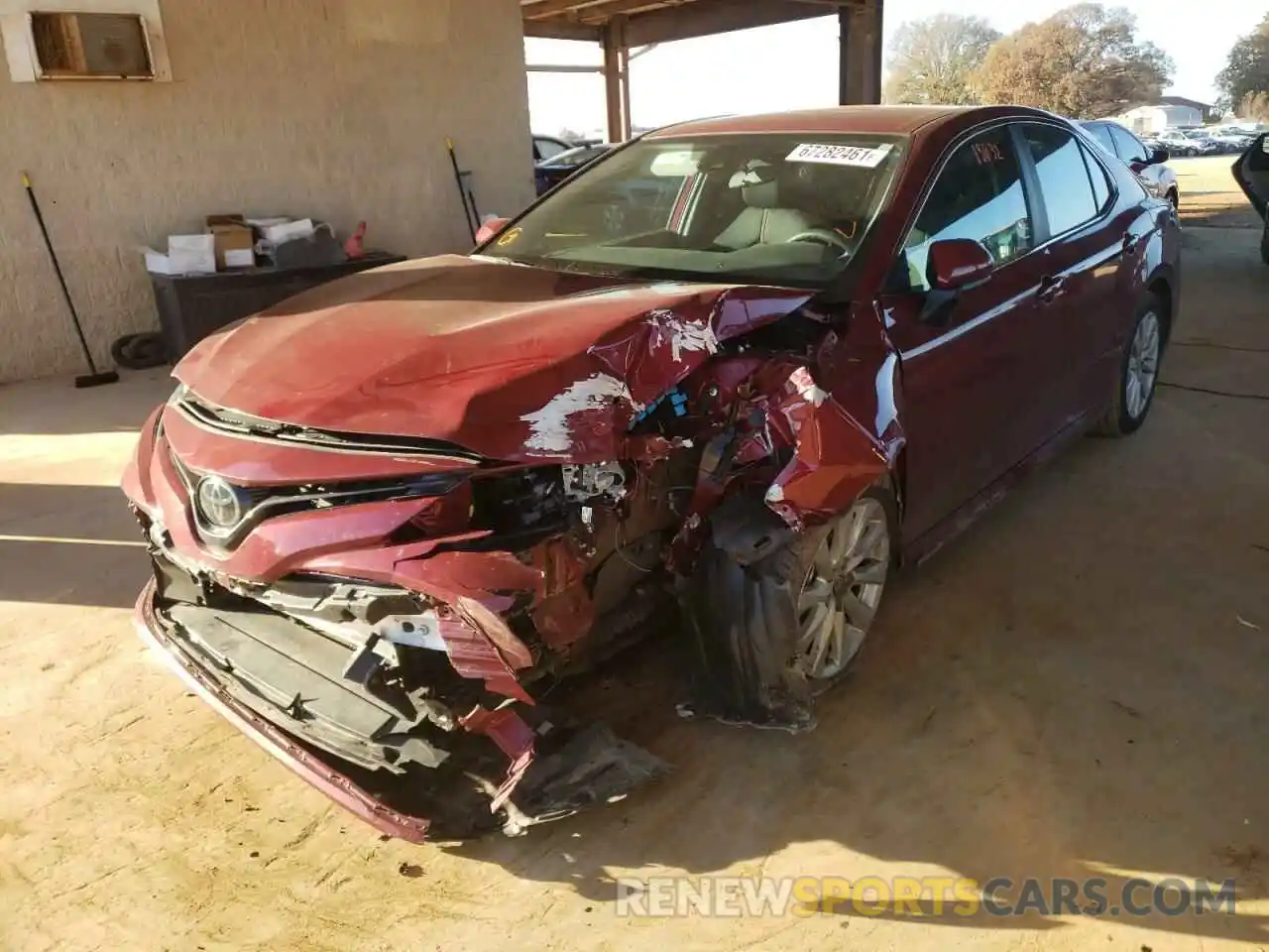 2 Photograph of a damaged car 4T1C11AK6LU959847 TOYOTA CAMRY 2020