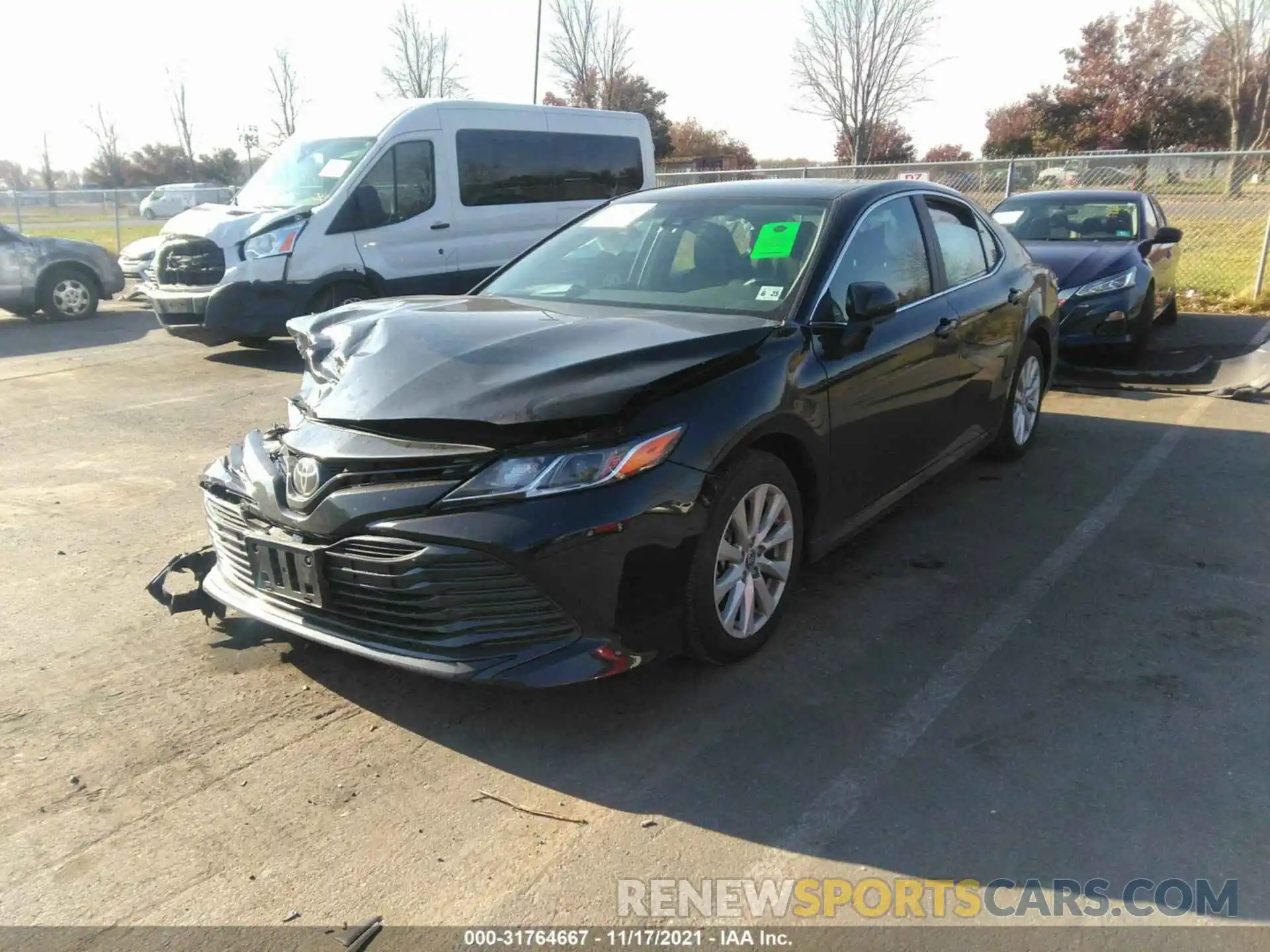 2 Photograph of a damaged car 4T1C11AK6LU962151 TOYOTA CAMRY 2020